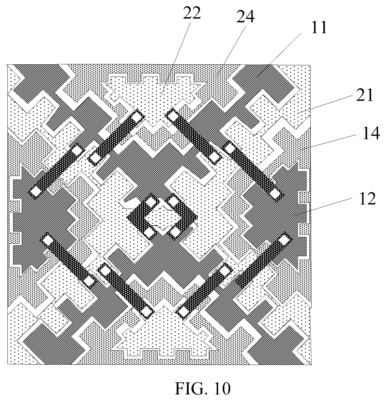Patent US12333104 Figure 8 – Touch module, touch display panel and display device