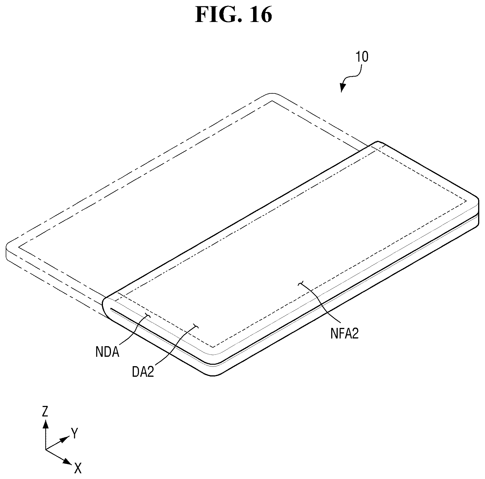 Patent US12333105 Figure 14 – Display device having touch sensing