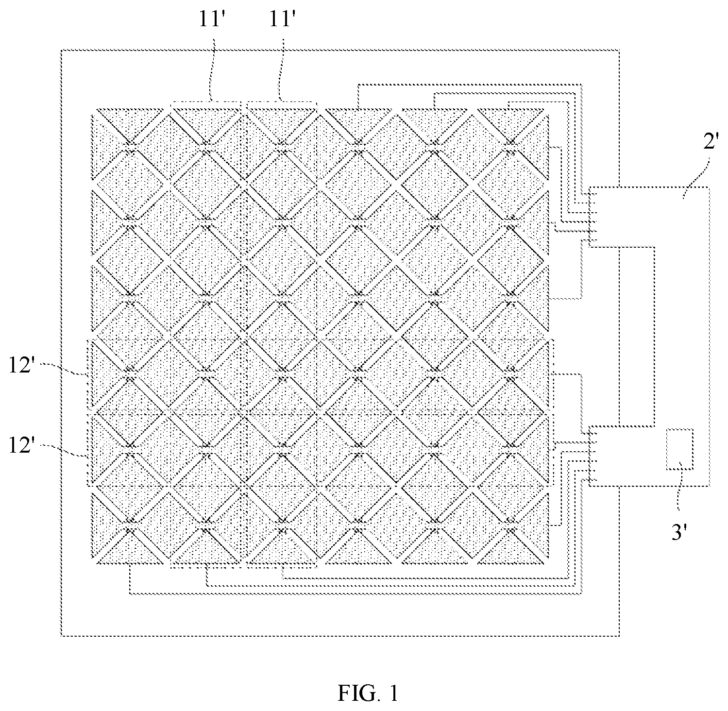 Patent US12333107 Figure 1 – Display panel and display apparatus