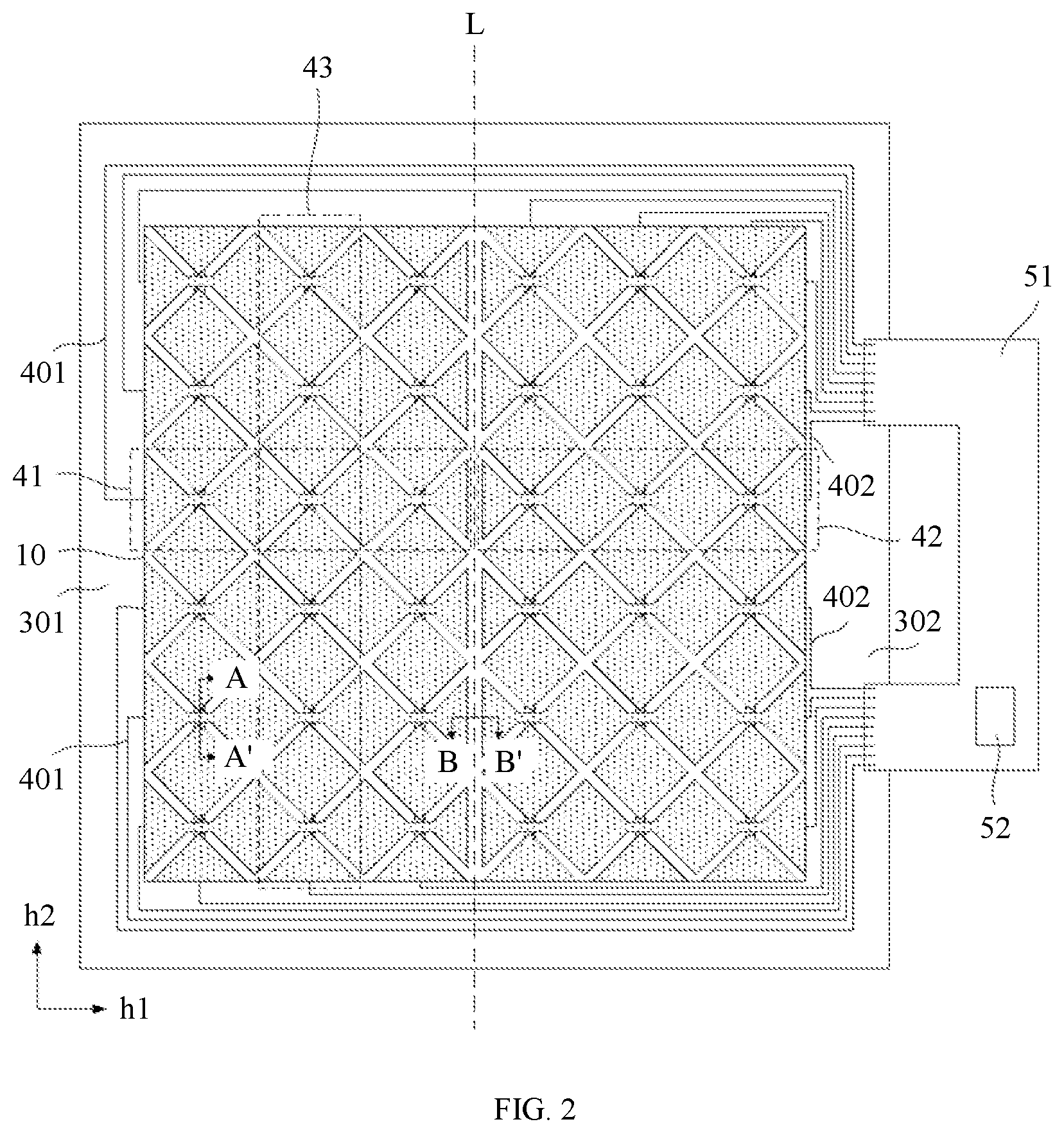 Patent US12333107 Figure 2 – Display panel and display apparatus