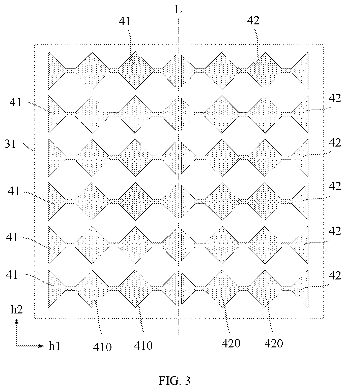 Patent US12333107 Figure 3 – Display panel and display apparatus