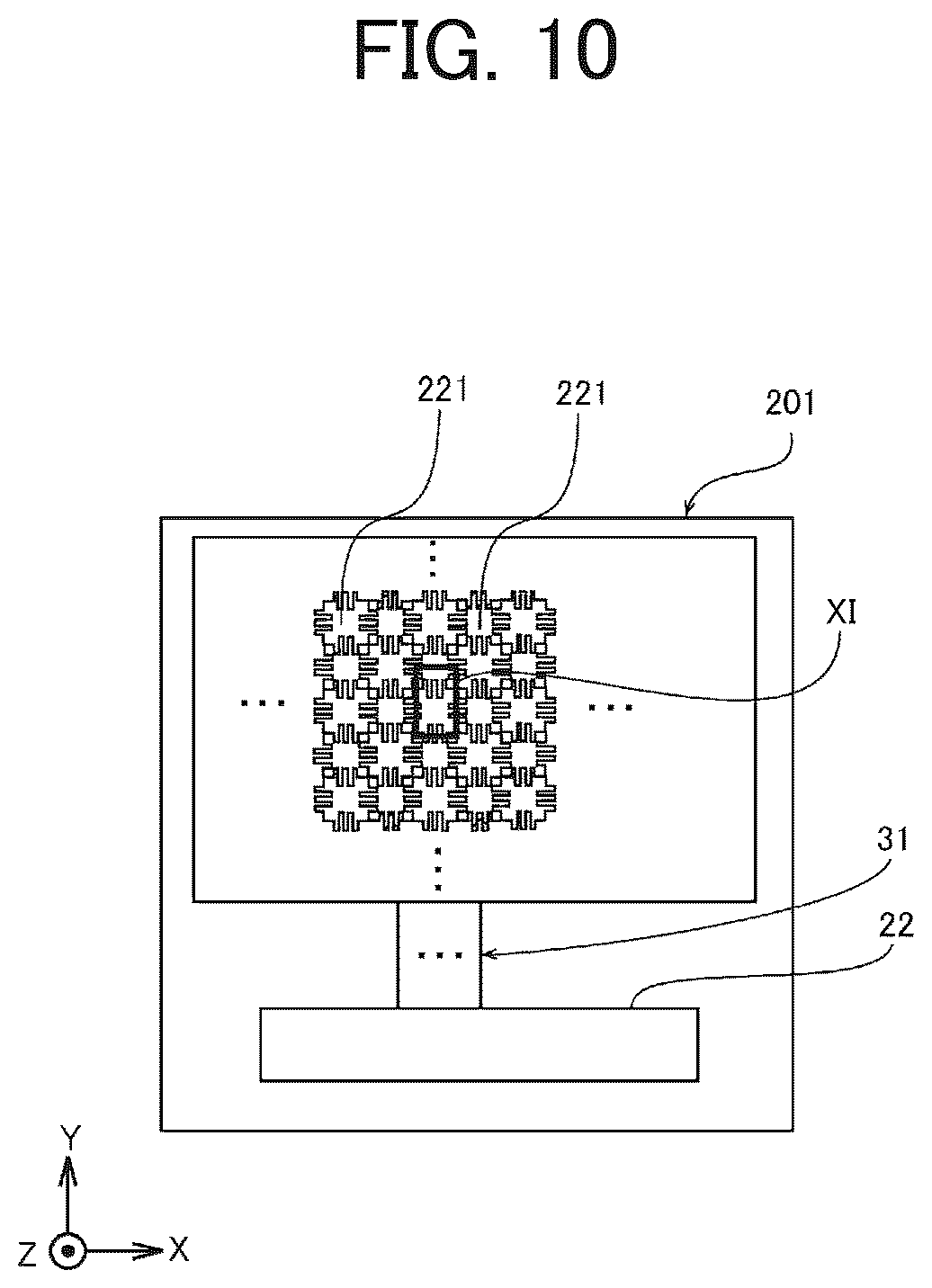 Patent US12333108 Figure 7 – Touch panel and touch-panel-equipped display device