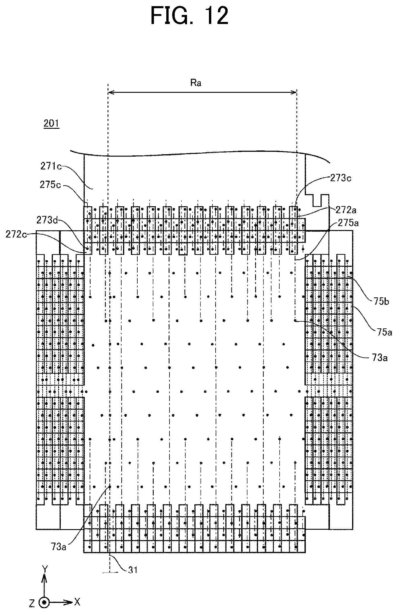 Patent US12333108 Figure 9 – Touch panel and touch-panel-equipped display device