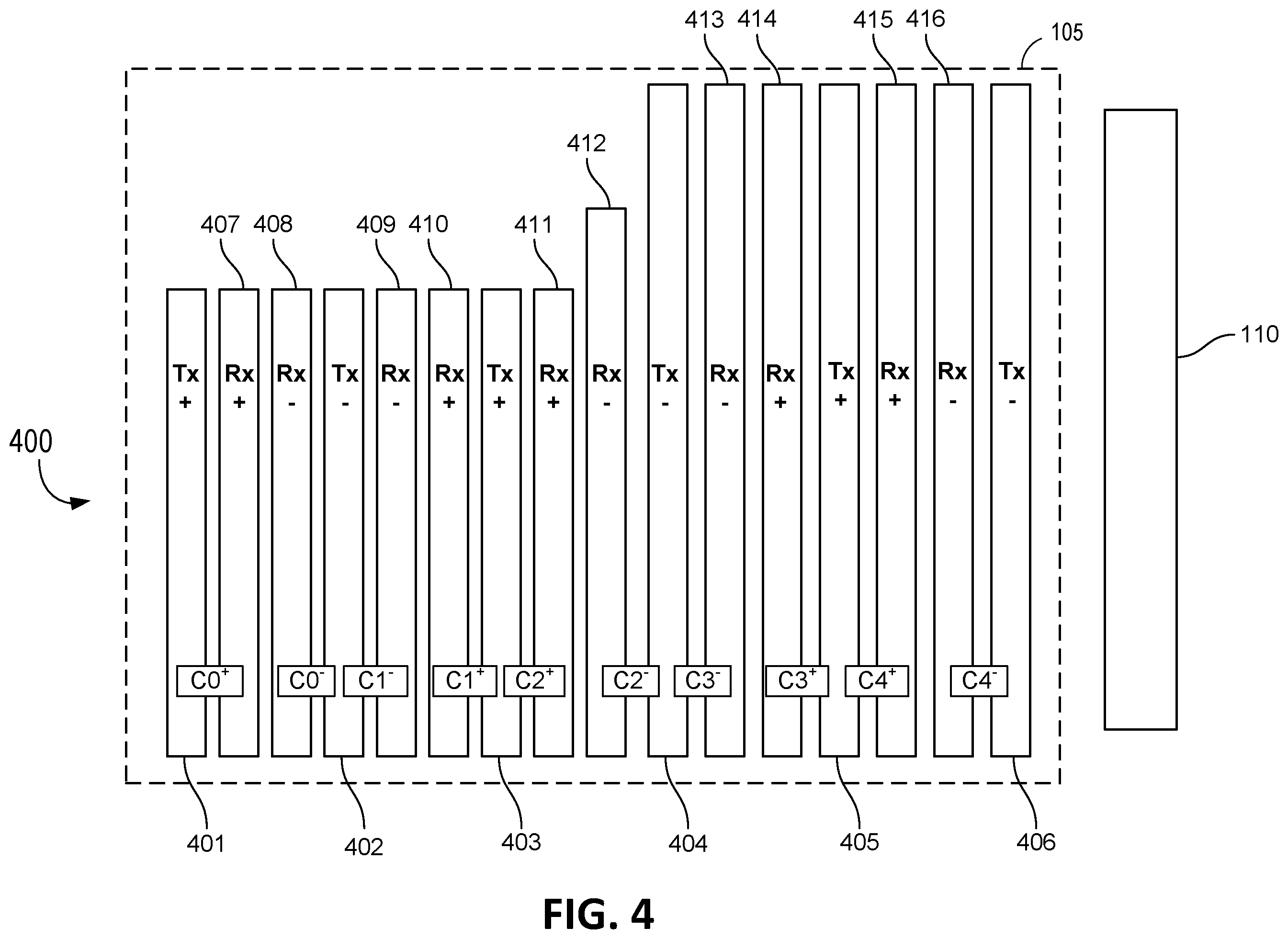 Patent US12333112 Figure 4 – System and method for parallel touch sensing