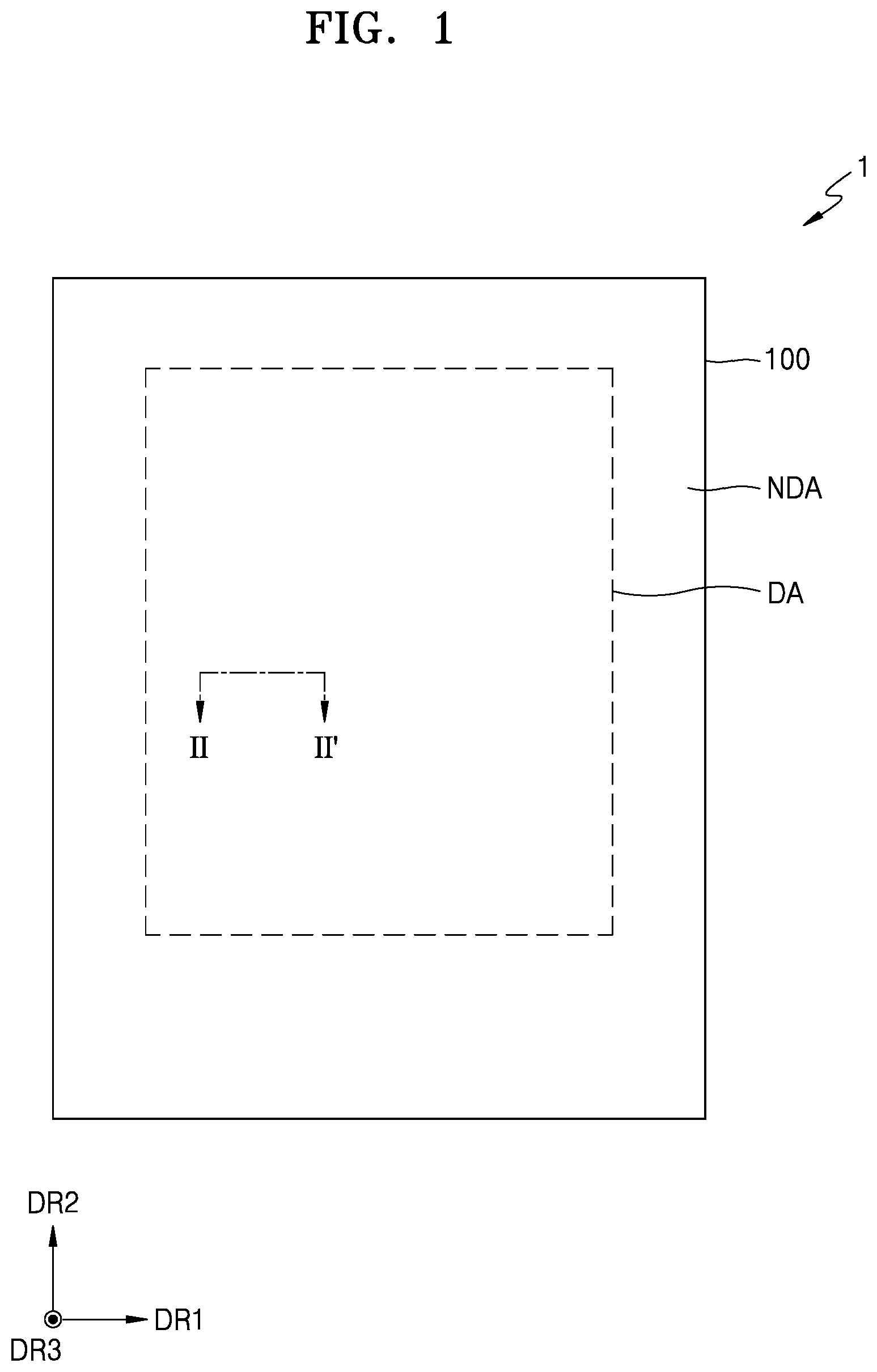 Patent US12333116 Figure 1 – Display apparatus and method of manufacturing the same