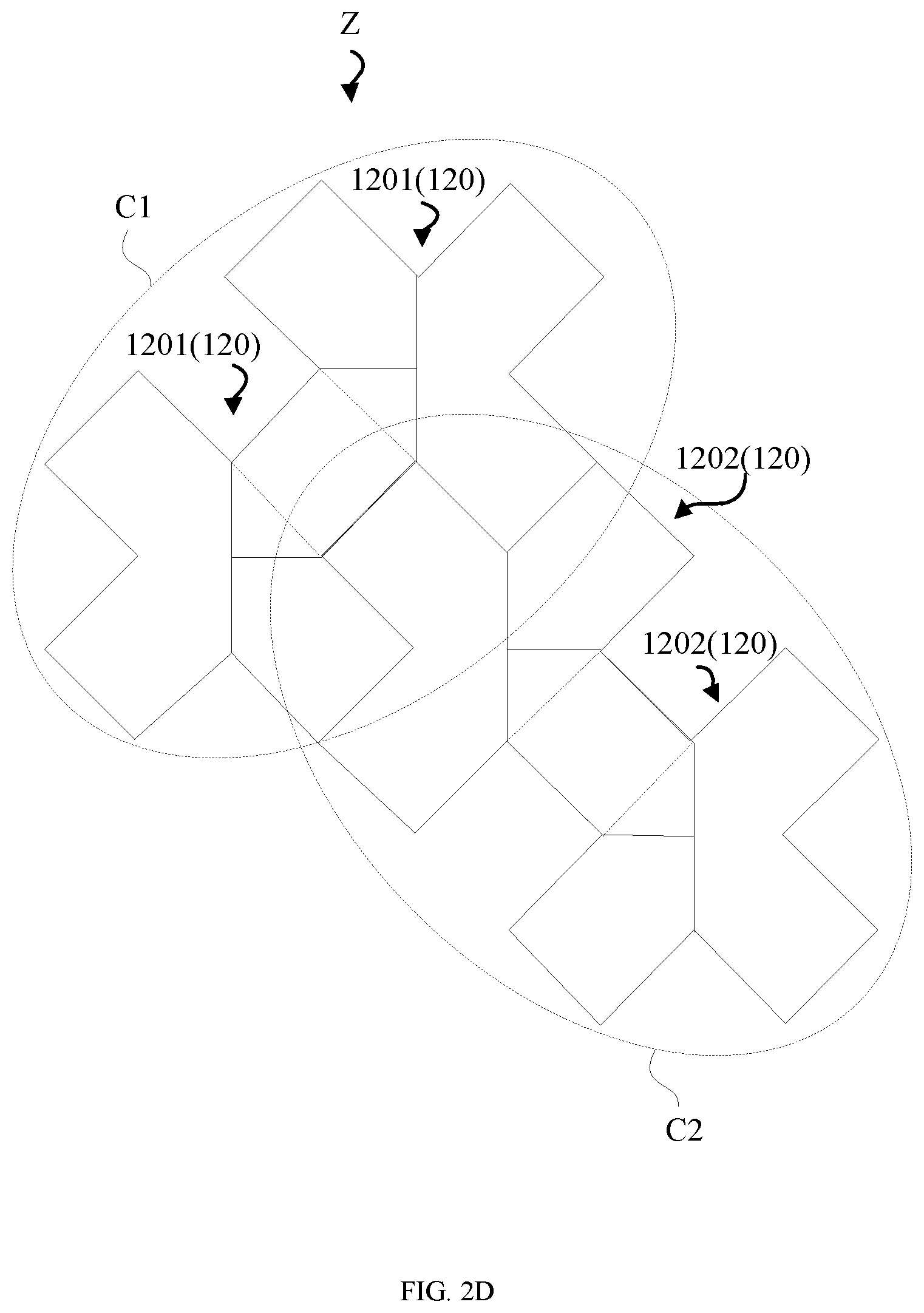 Patent US12333117 Figure 9 – Touch structure, display panel and touch display device