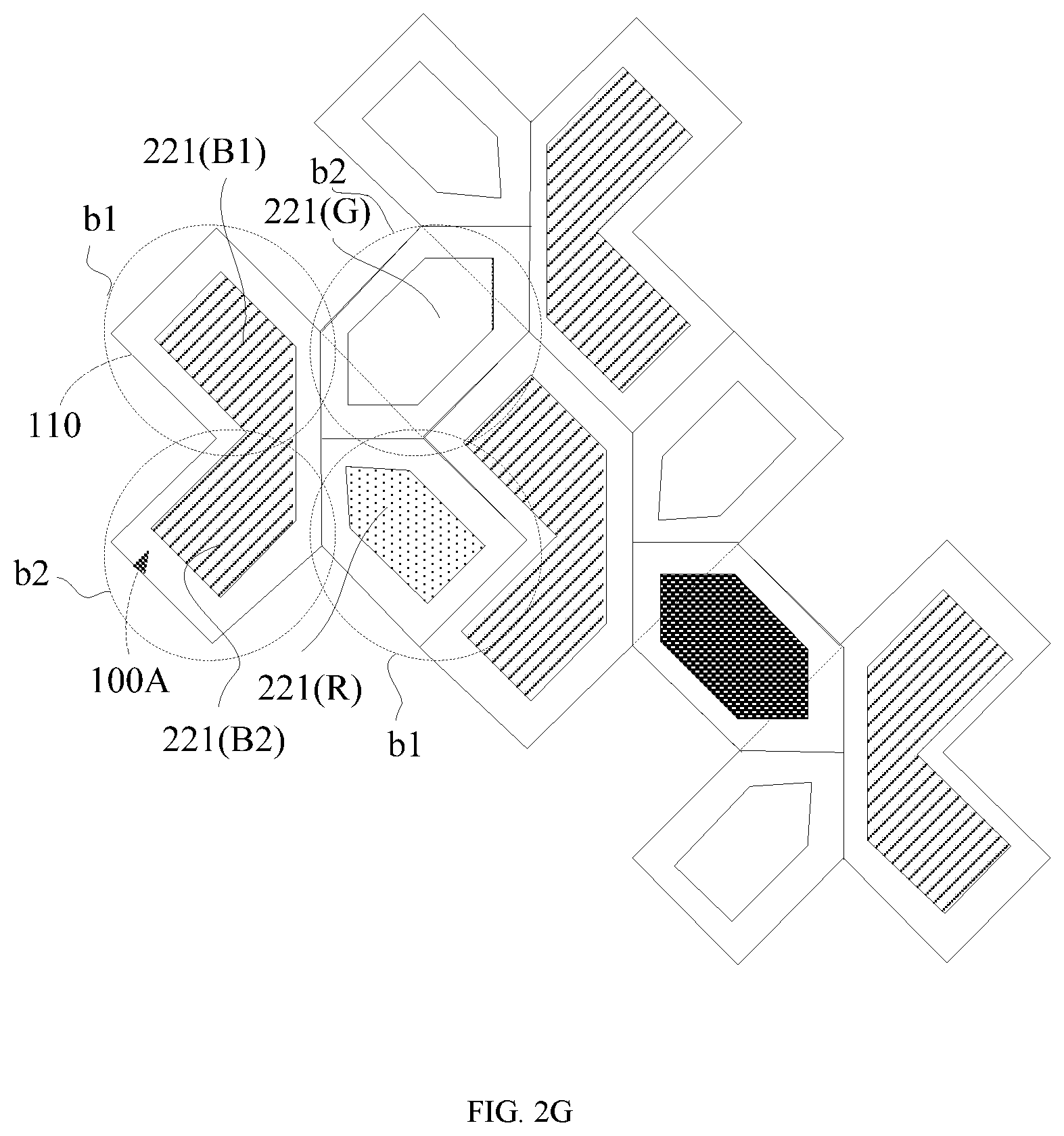 Patent US12333117 Figure 12 – Touch structure, display panel and touch display device