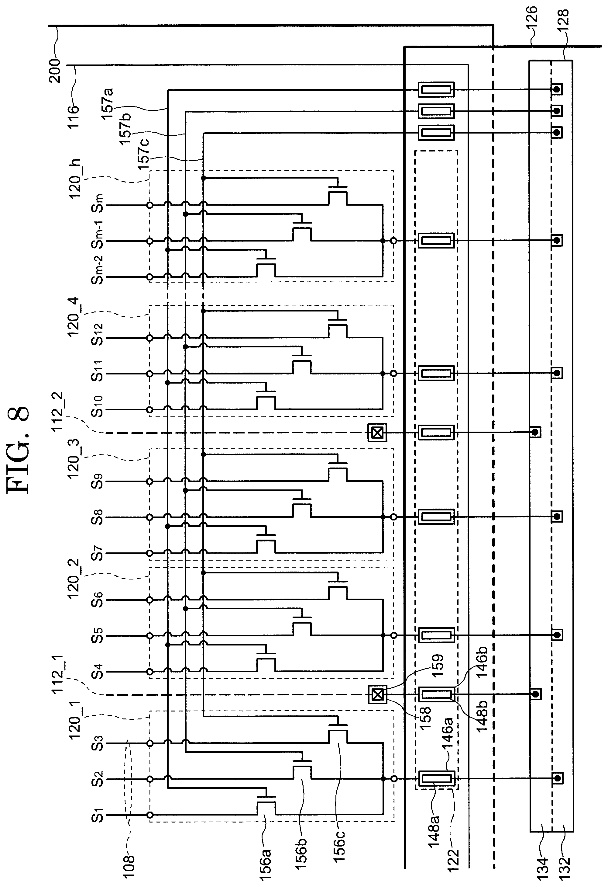 Patent US12333118 Figure 9 – Display device with touch and fingerprint sensor