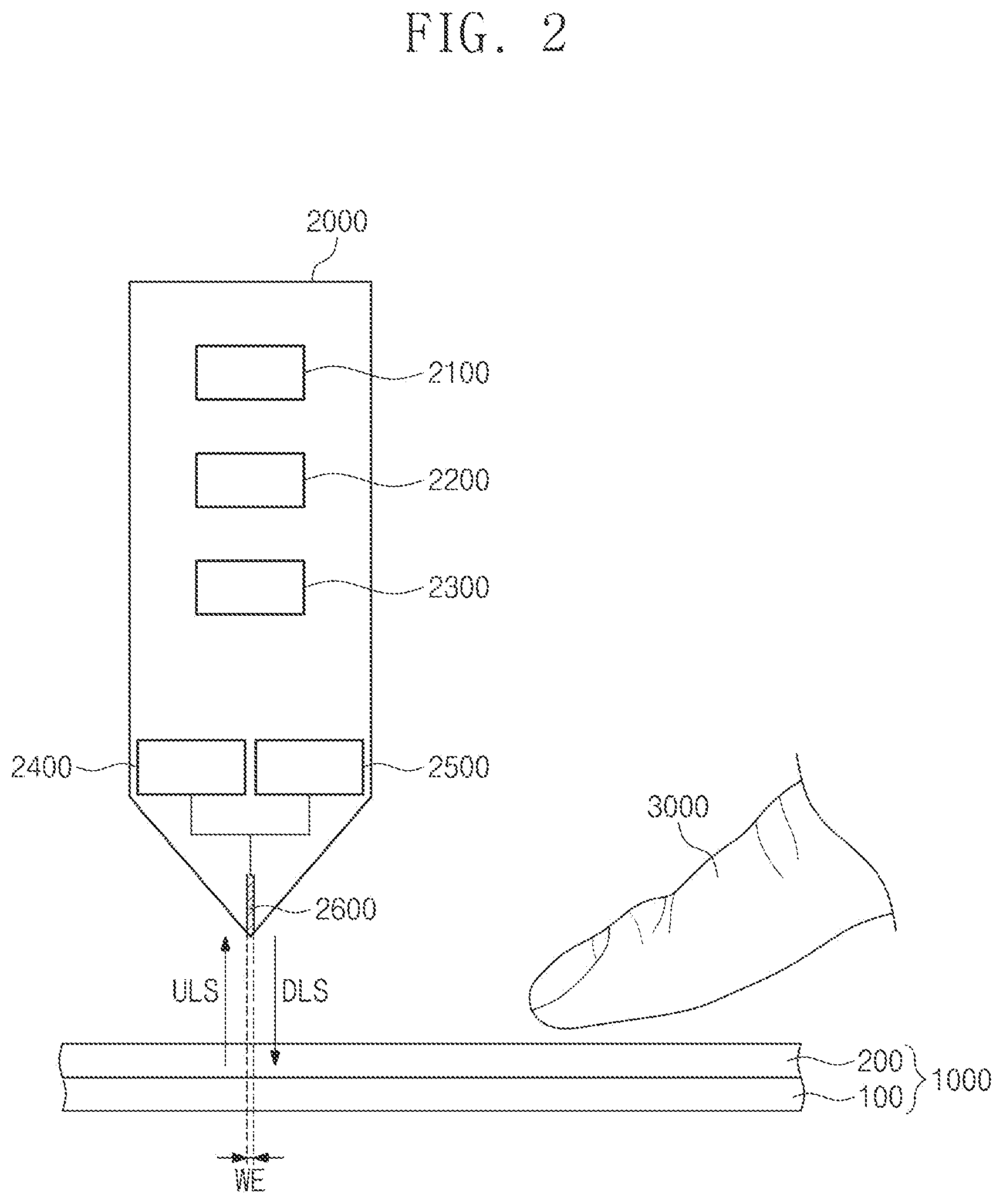 Patent US12333119 Figure 2 – Electronic device