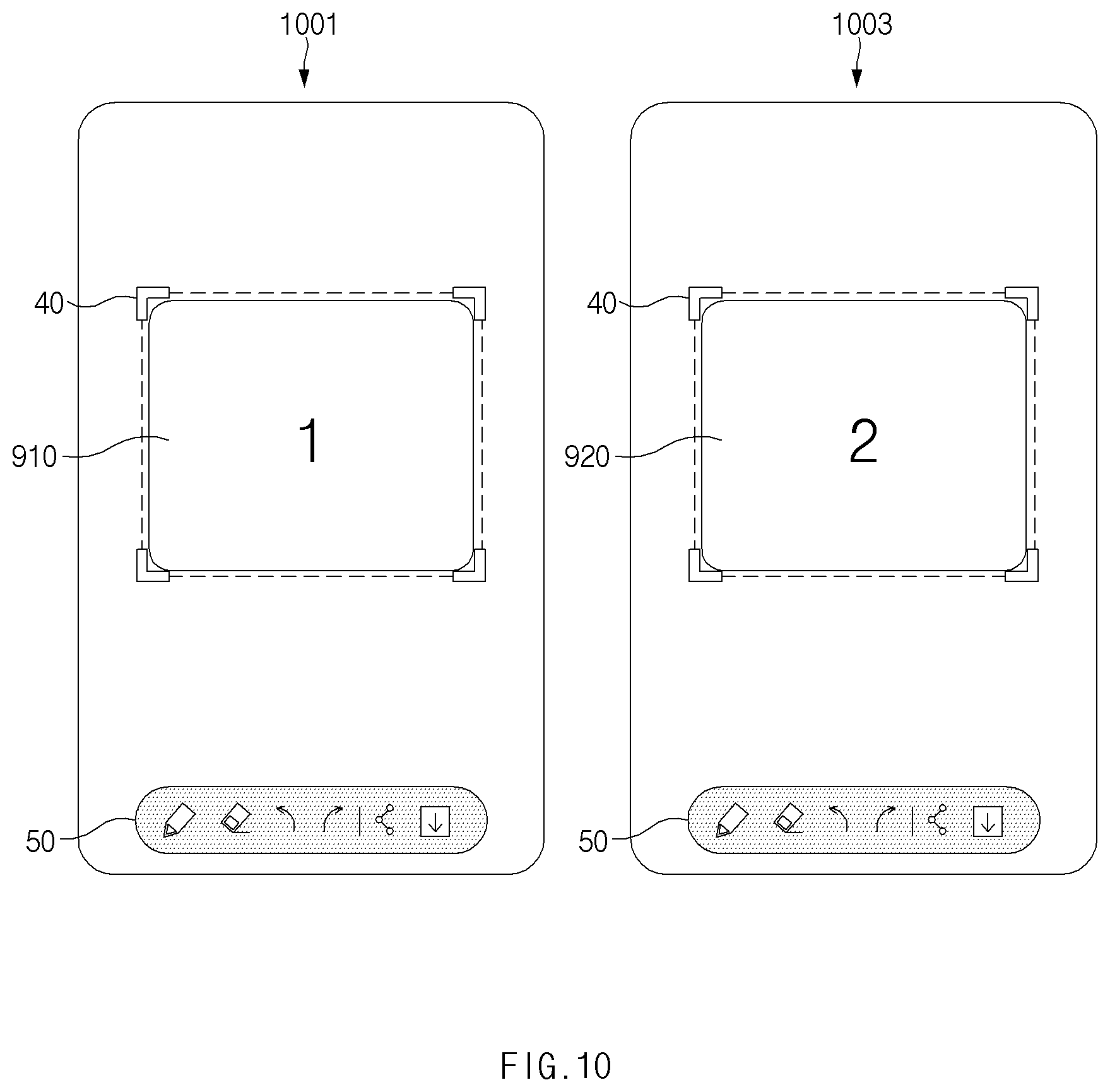 Patent US12333121 Figure 10 – Method for capturing images for multi windows and electronic device therefor