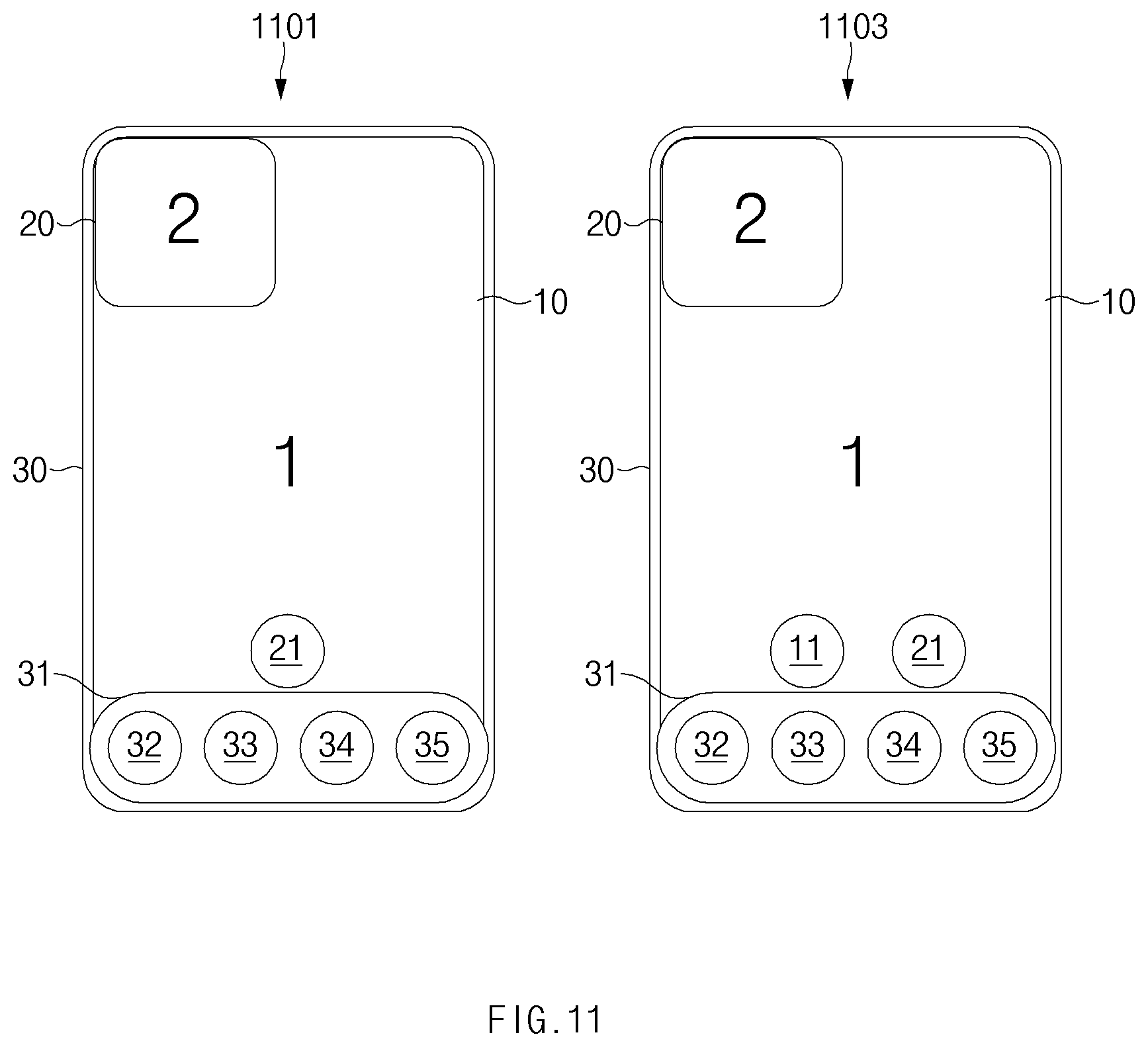 Patent US12333121 Figure 11 – Method for capturing images for multi windows and electronic device therefor