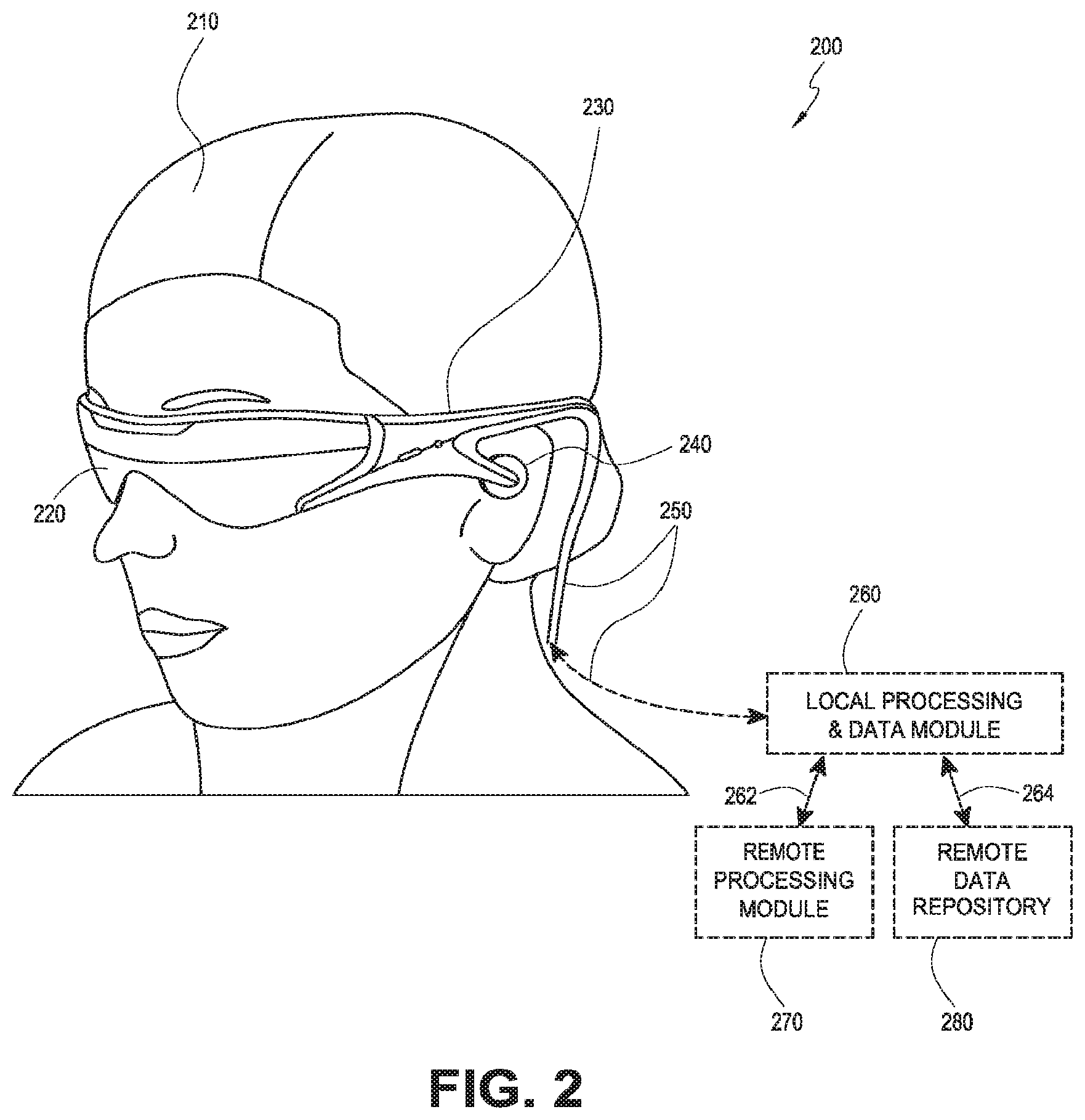 Patent US12333122 Figure 2 – Light-emitting user input device for calibration or pairing