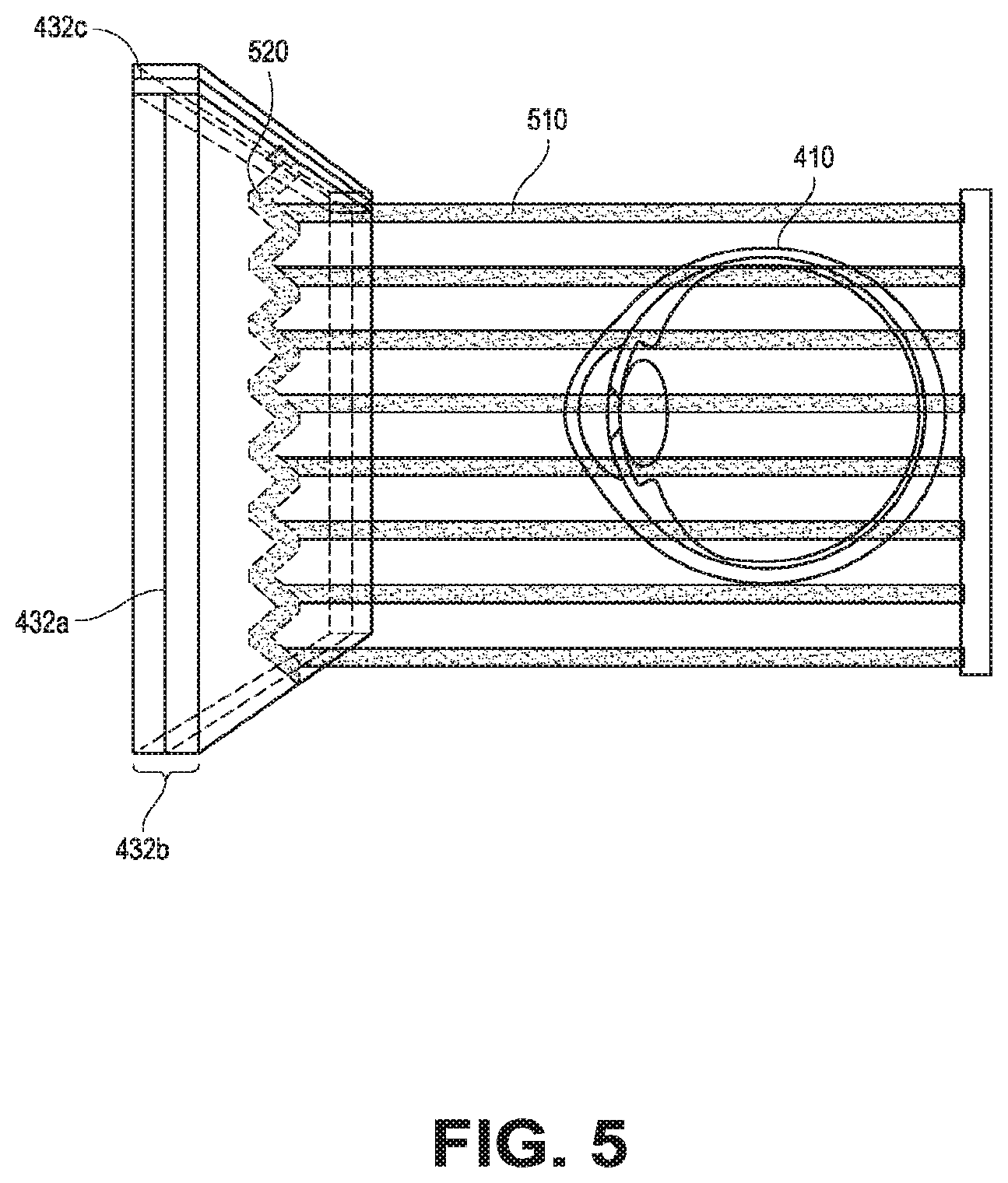 Patent US12333122 Figure 5 – Light-emitting user input device for calibration or pairing