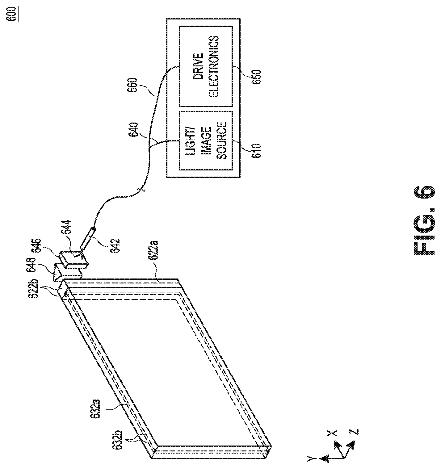 Patent US12333122 Figure 6 – Light-emitting user input device for calibration or pairing