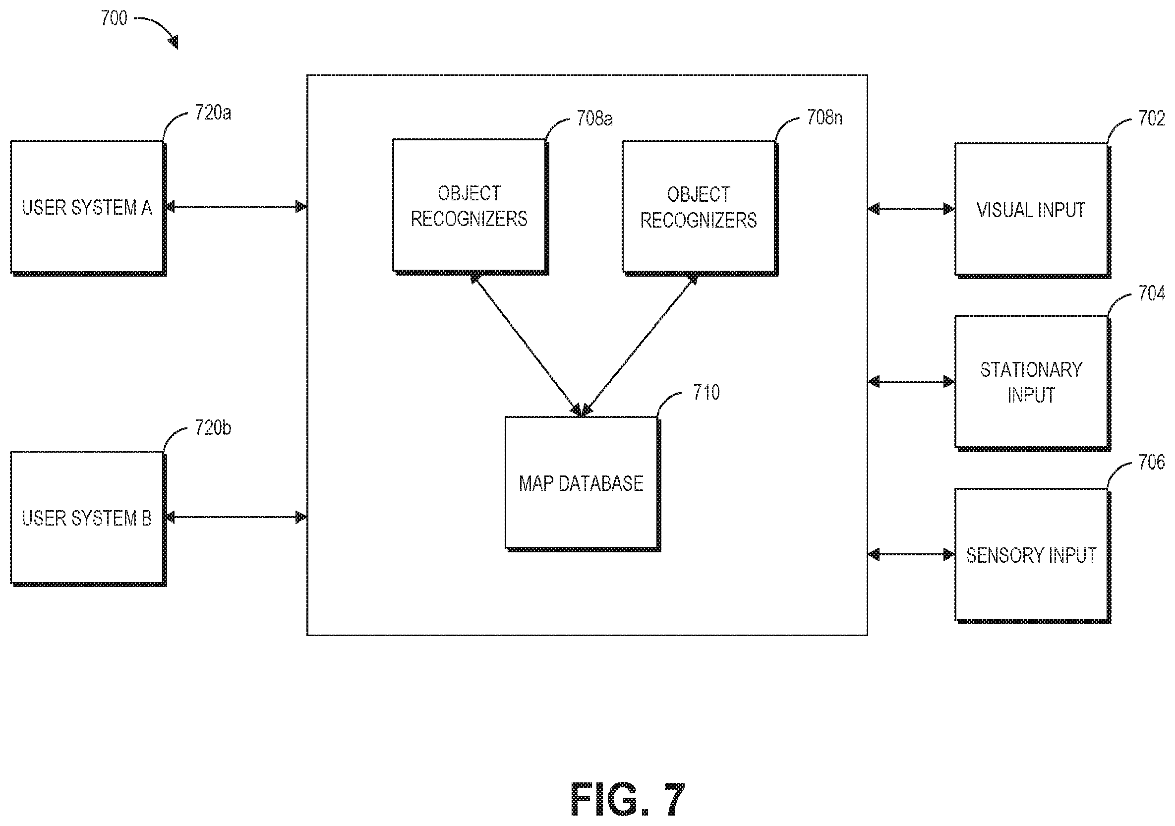 Patent US12333122 Figure 7 – Light-emitting user input device for calibration or pairing