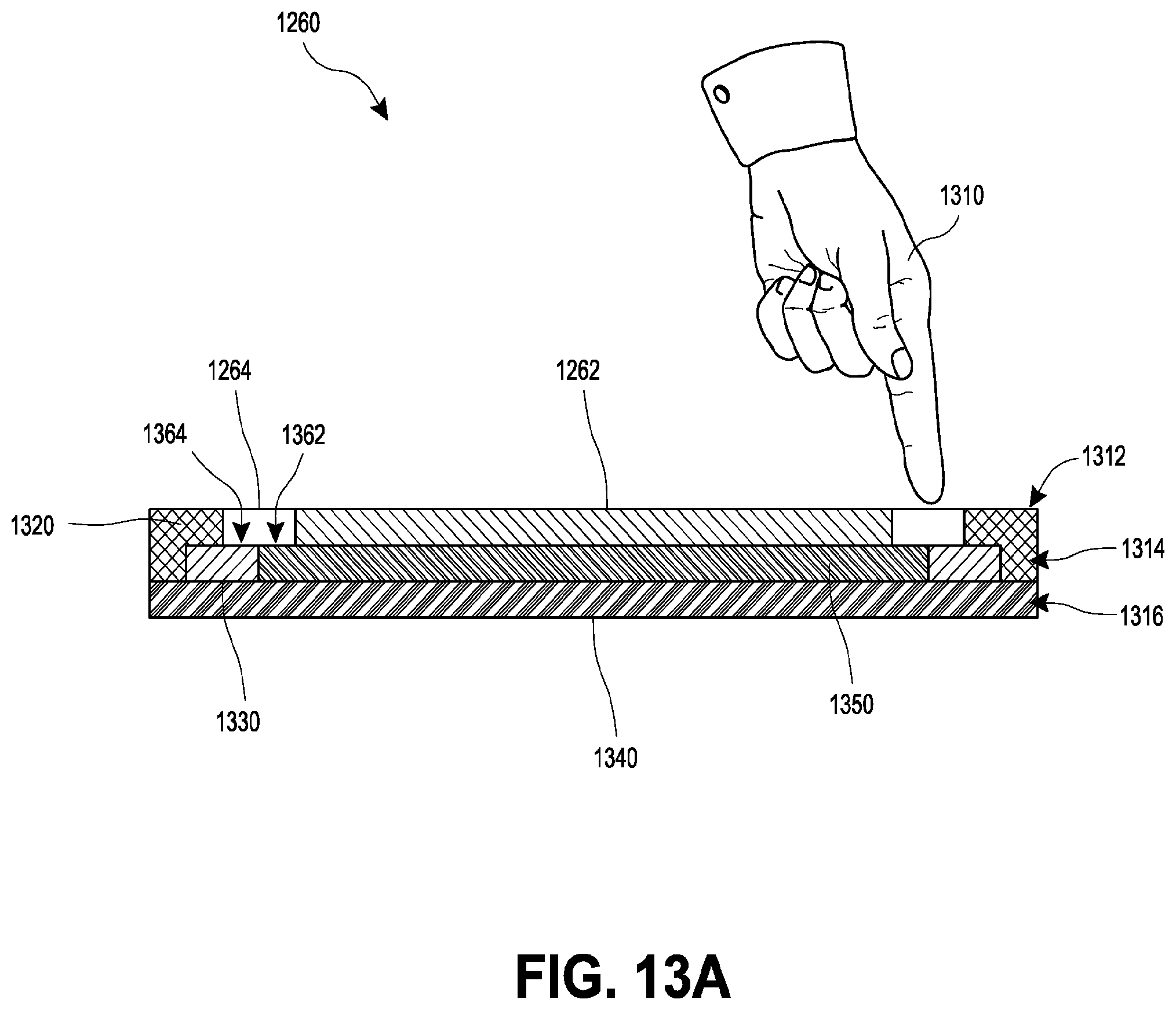 Patent US12333122 Figure 13 – Light-emitting user input device for calibration or pairing