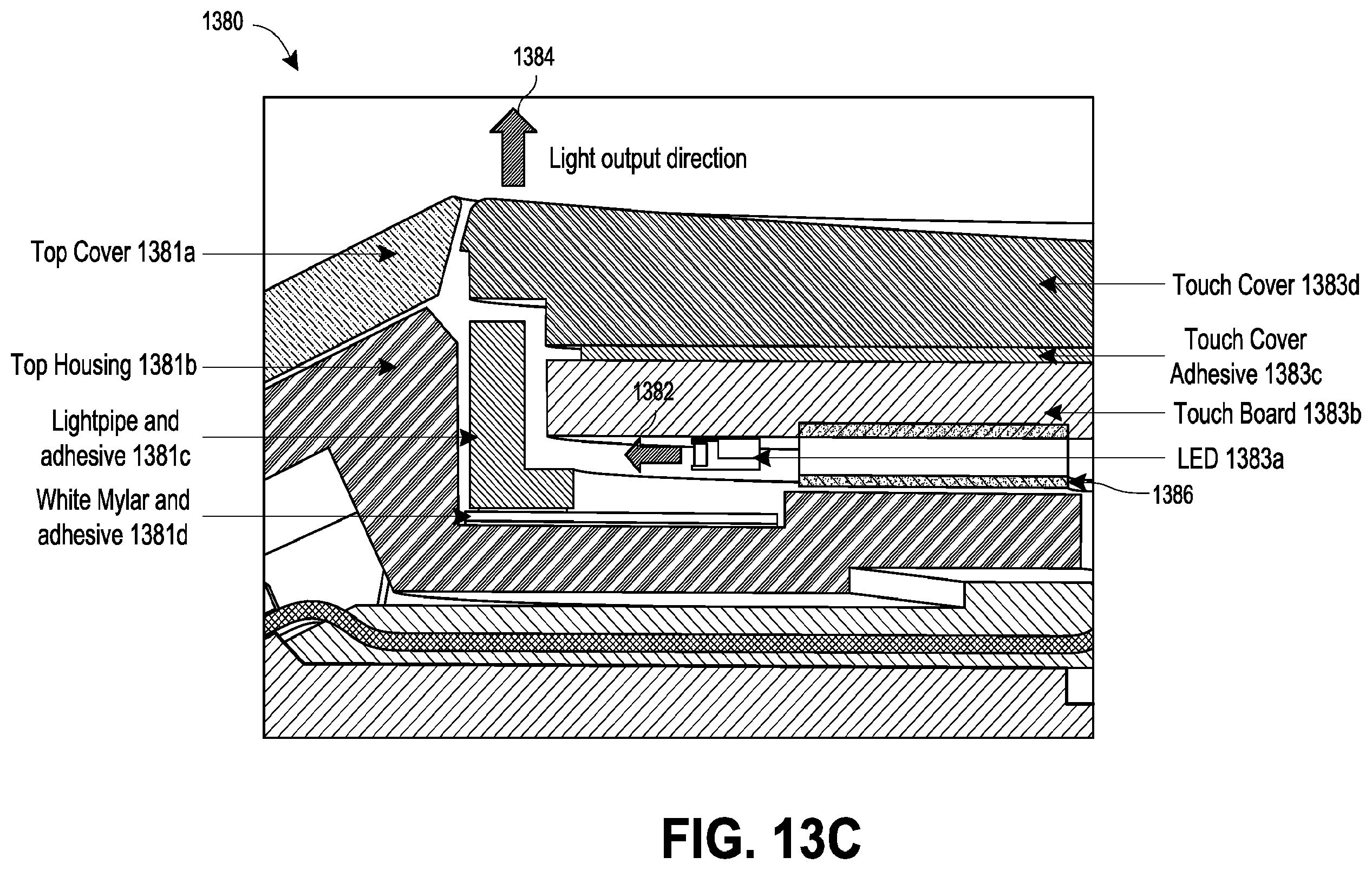 Patent US12333122 Figure 15 – Light-emitting user input device for calibration or pairing