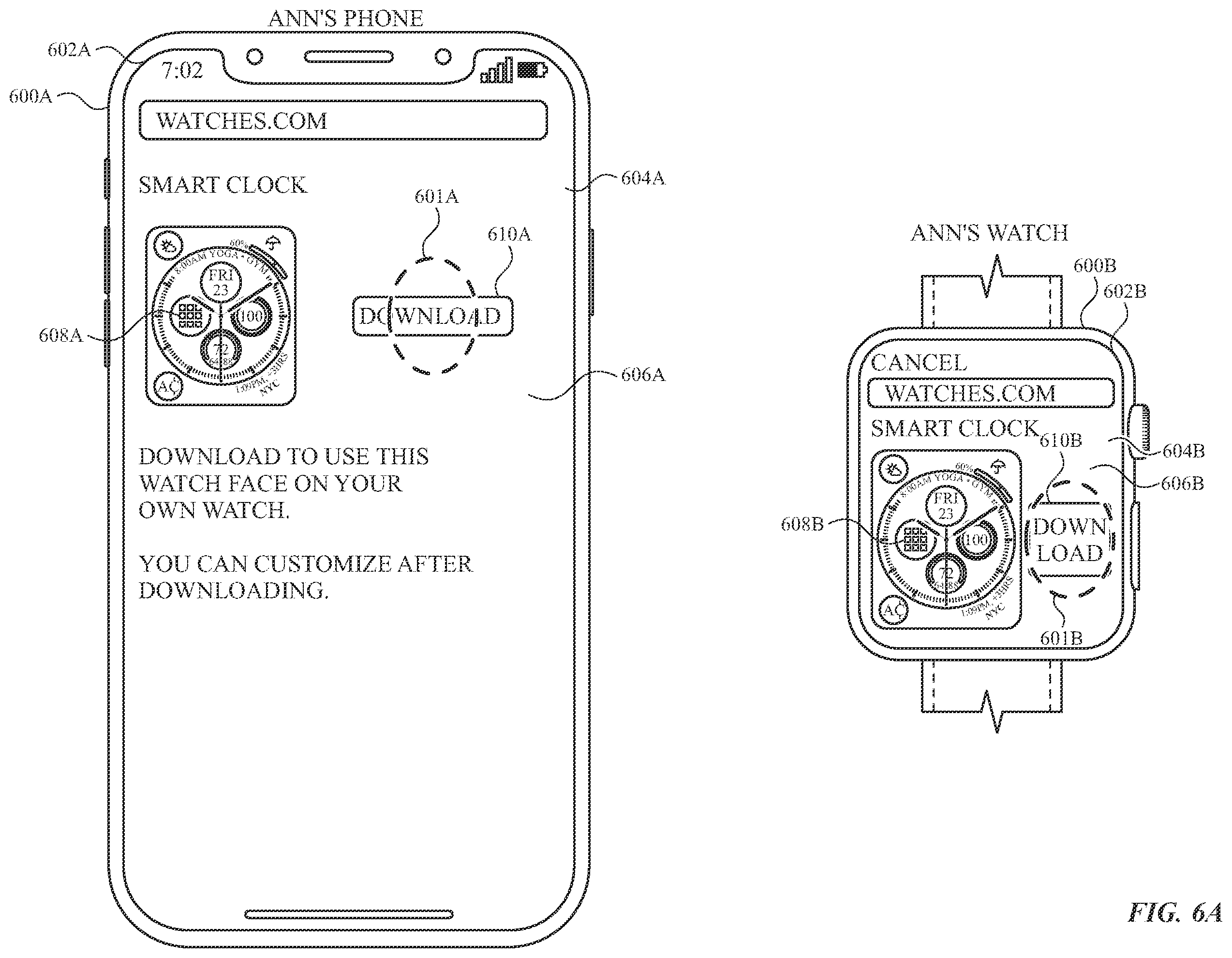 Patent US12333123 Figure 9 – User interfaces for managing user interface sharing