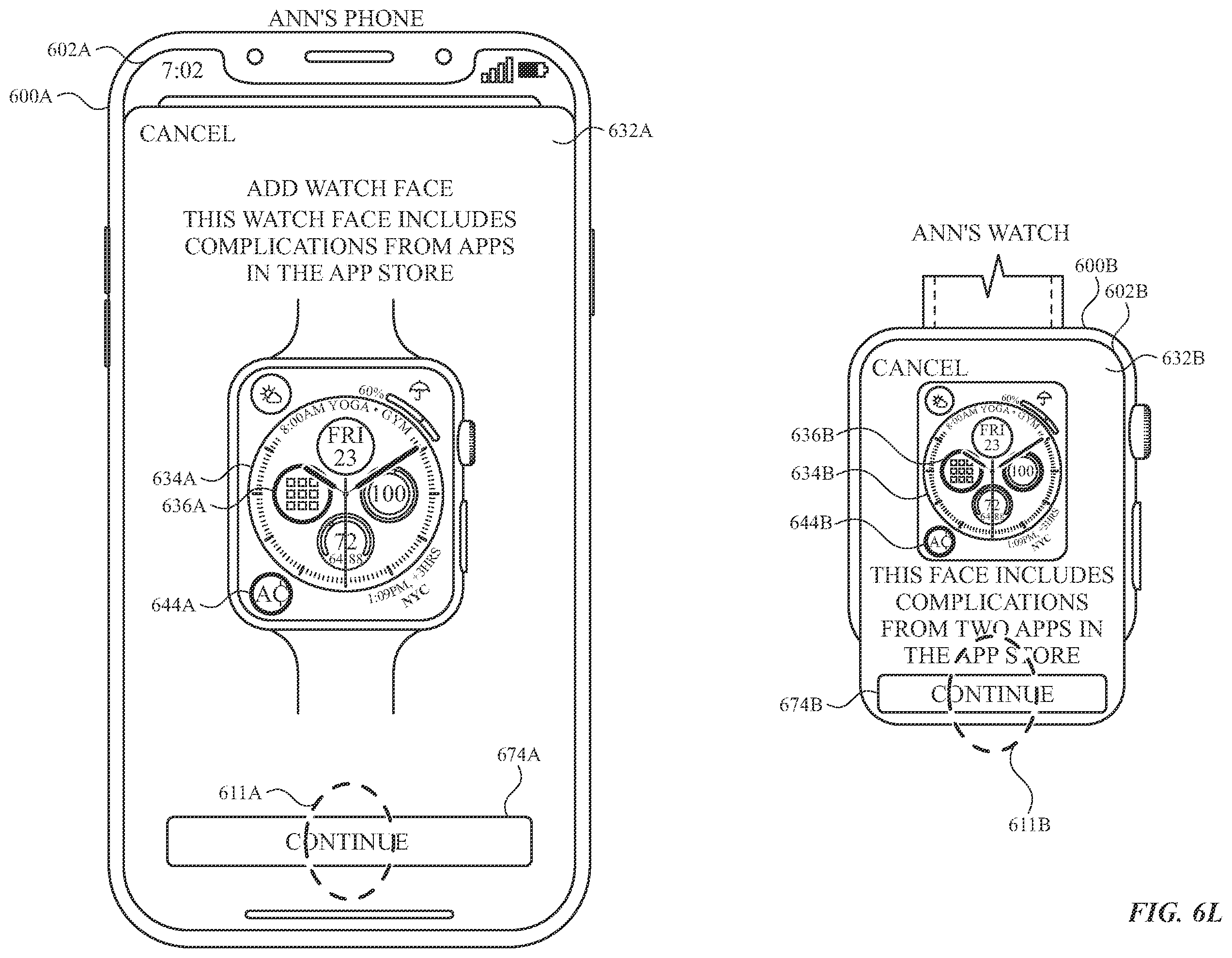 Patent US12333123 Figure 20 – User interfaces for managing user interface sharing