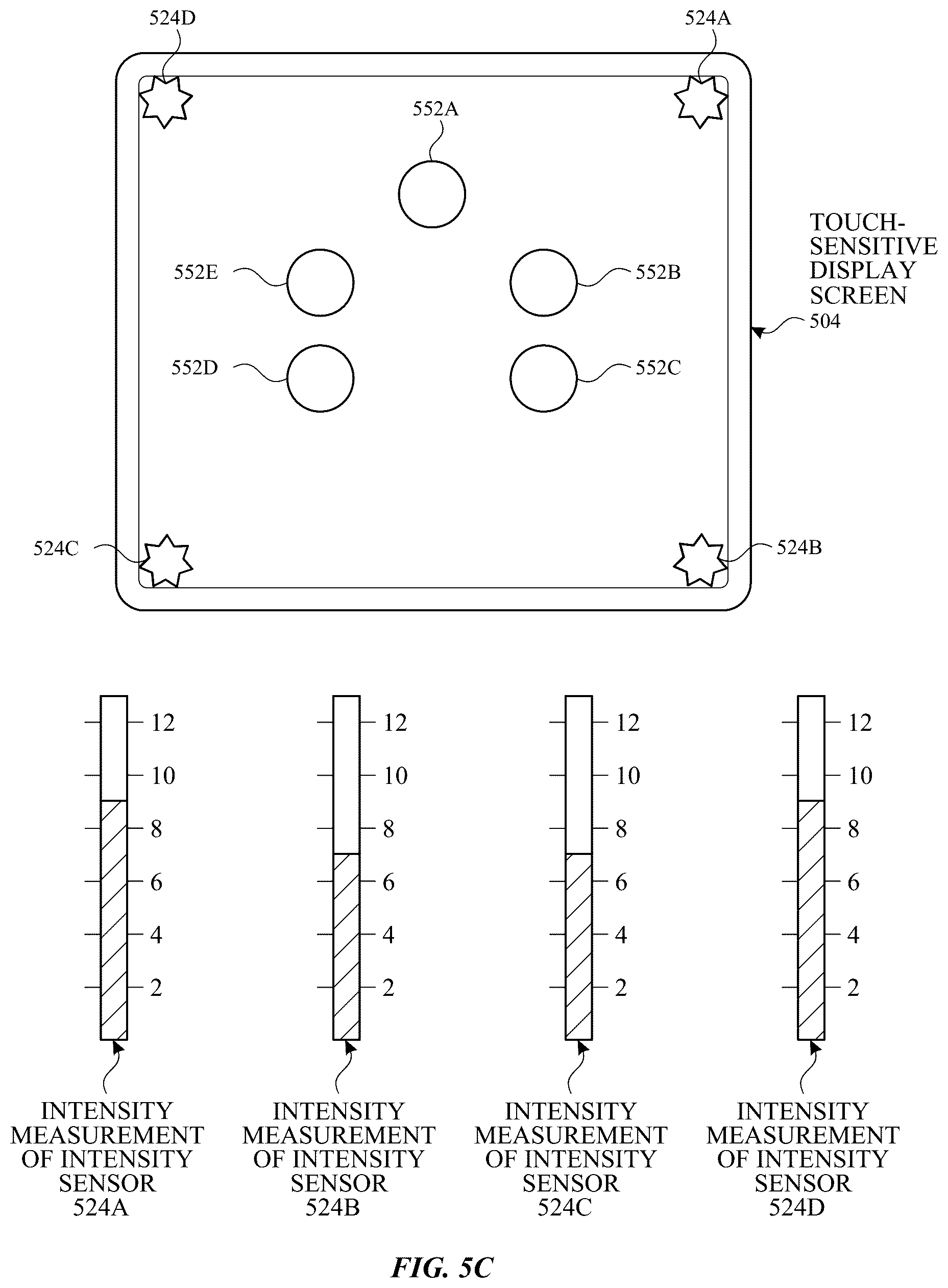 Patent US12333124 Figure 9 – Music user interface