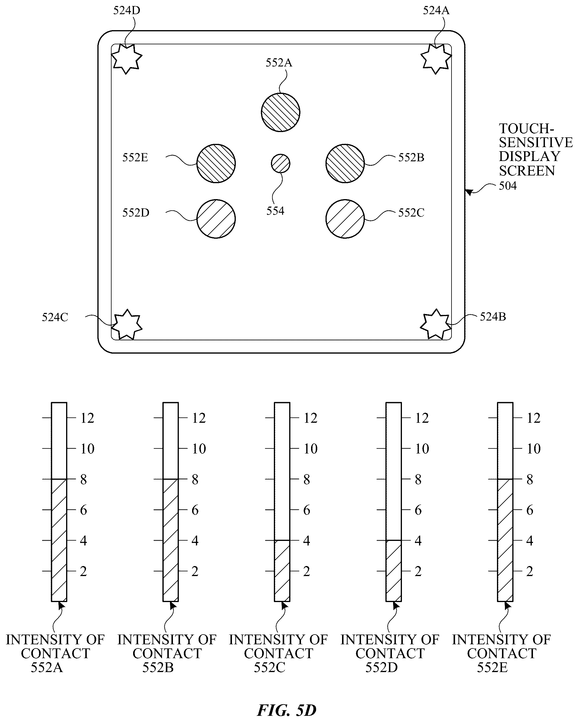 Patent US12333124 Figure 10 – Music user interface