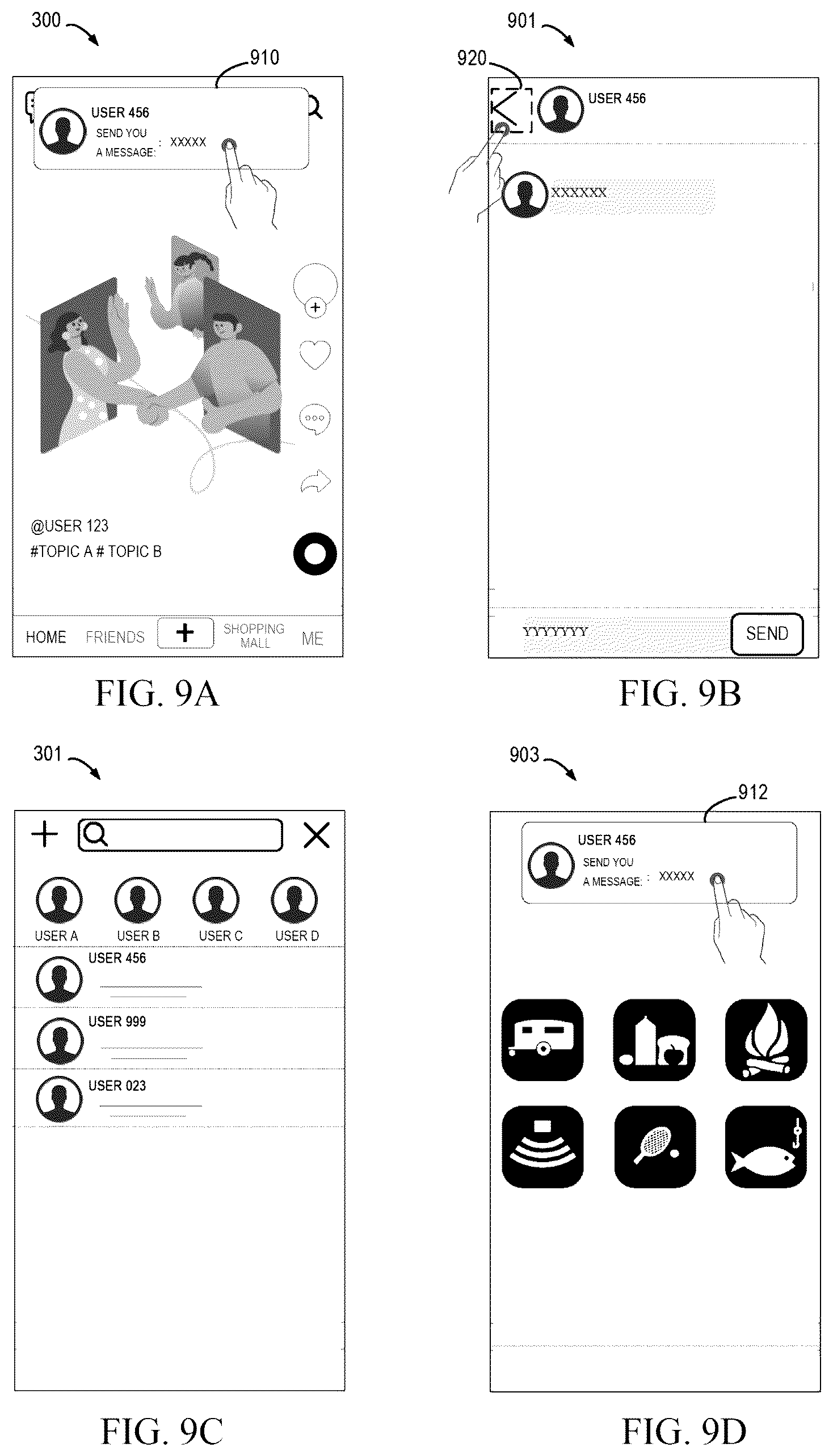 Patent US12333125 Figure 10 – Method, apparatus, device and storage medium for page interaction