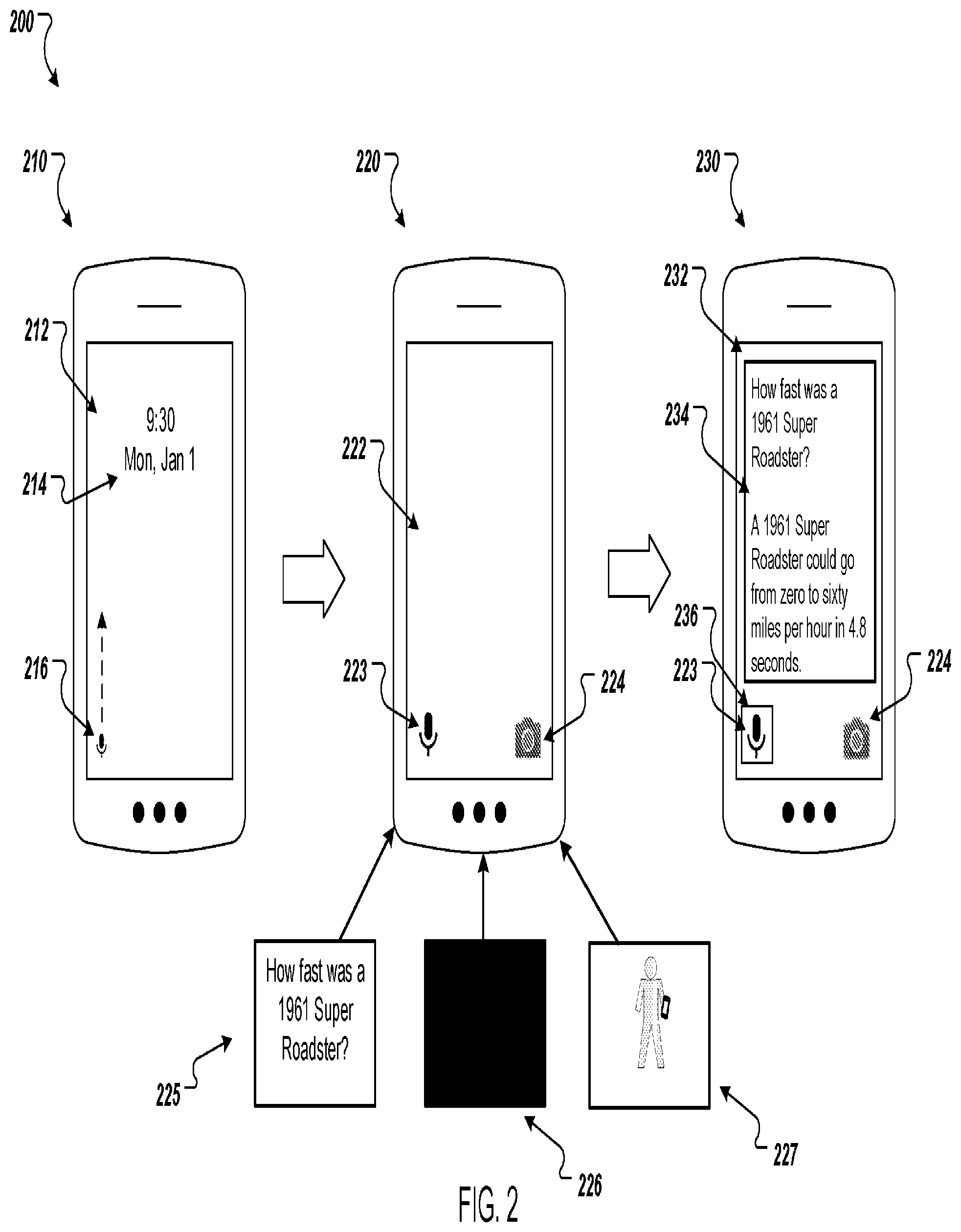 Patent US12333126 Figure 2 – Selecting an input mode for a virtual assistant