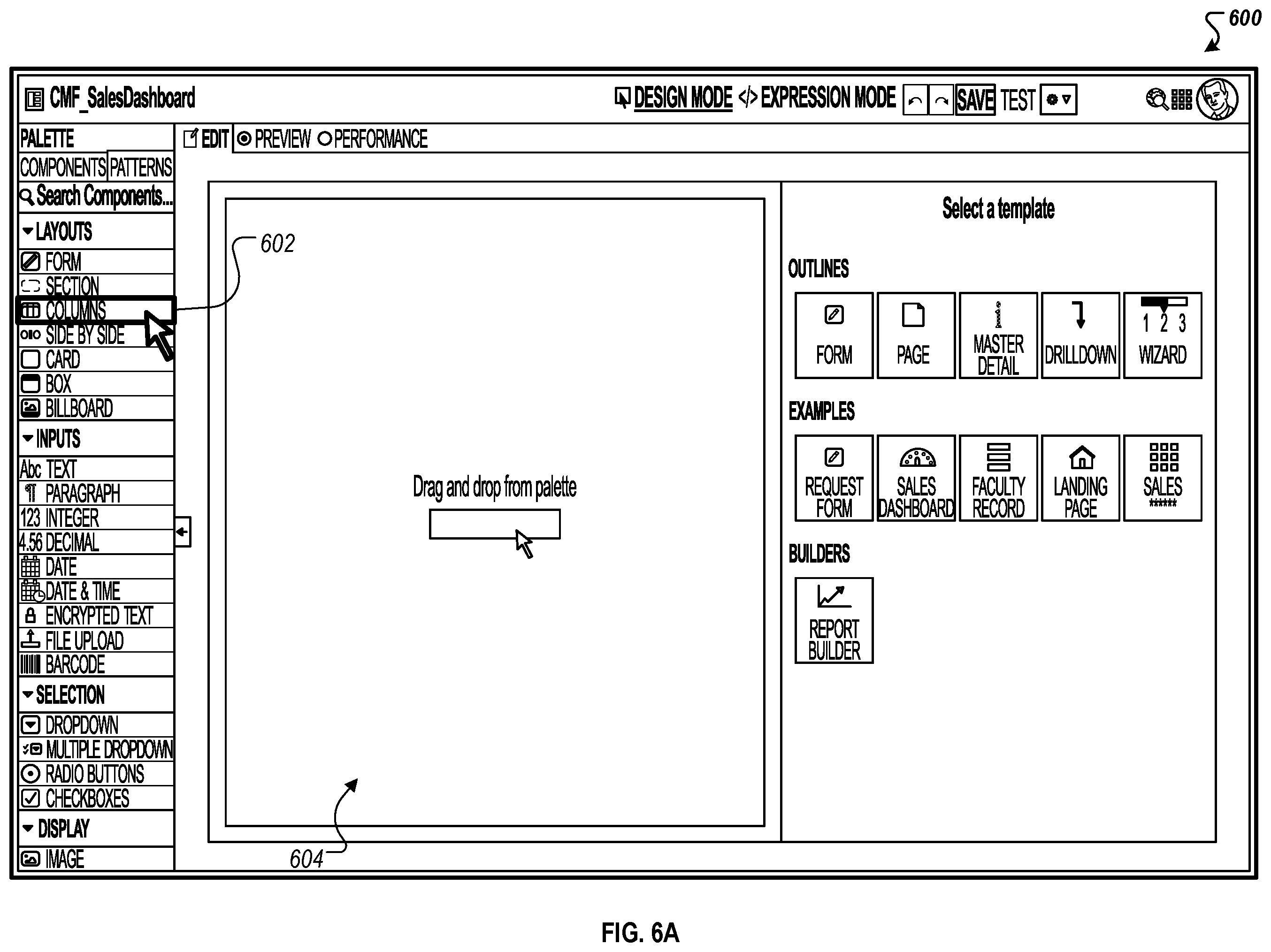 Patent US12333128 Figure 7 – Intelligent manipulation of dynamic declarative interfaces