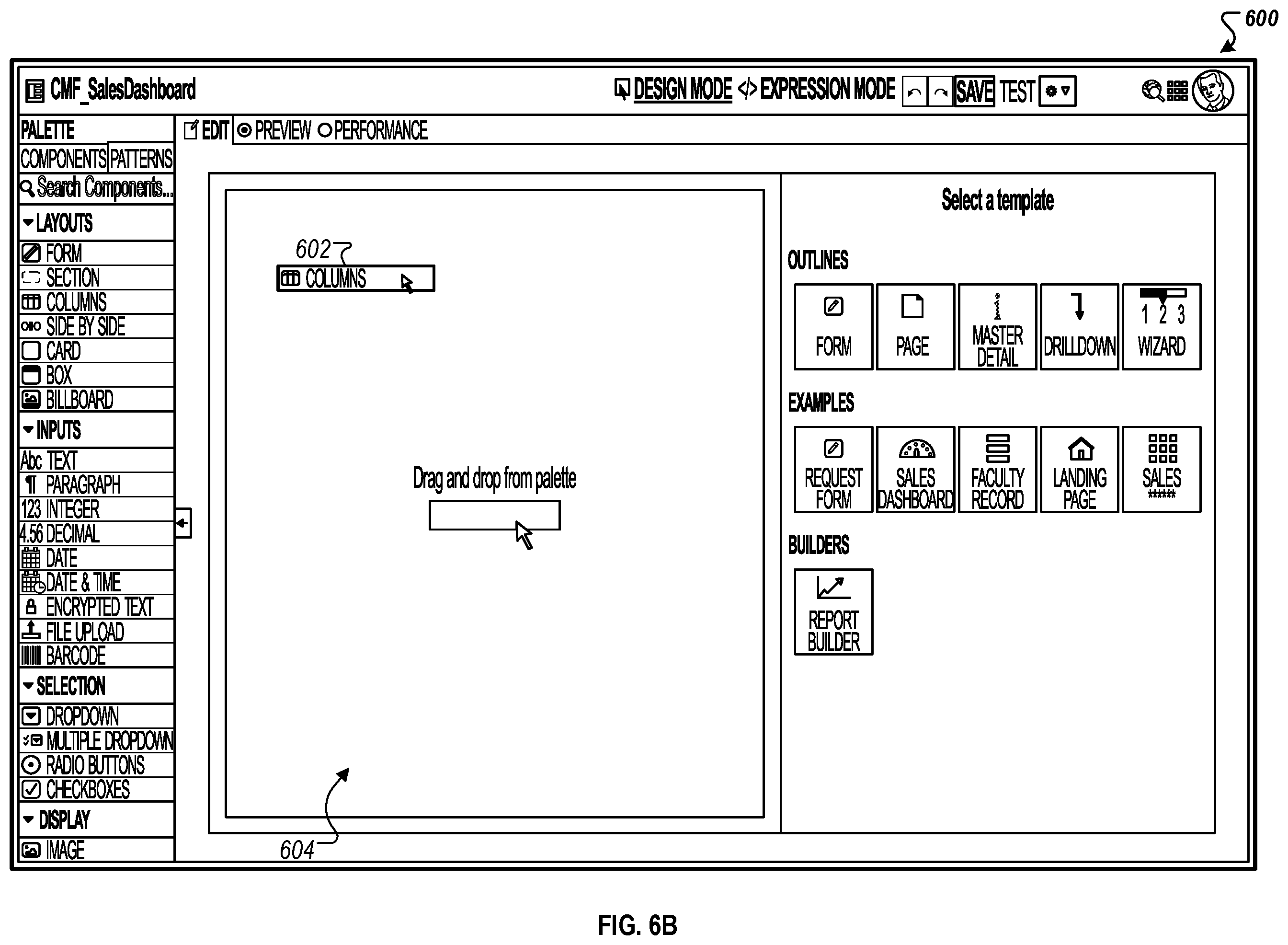 Patent US12333128 Figure 8 – Intelligent manipulation of dynamic declarative interfaces