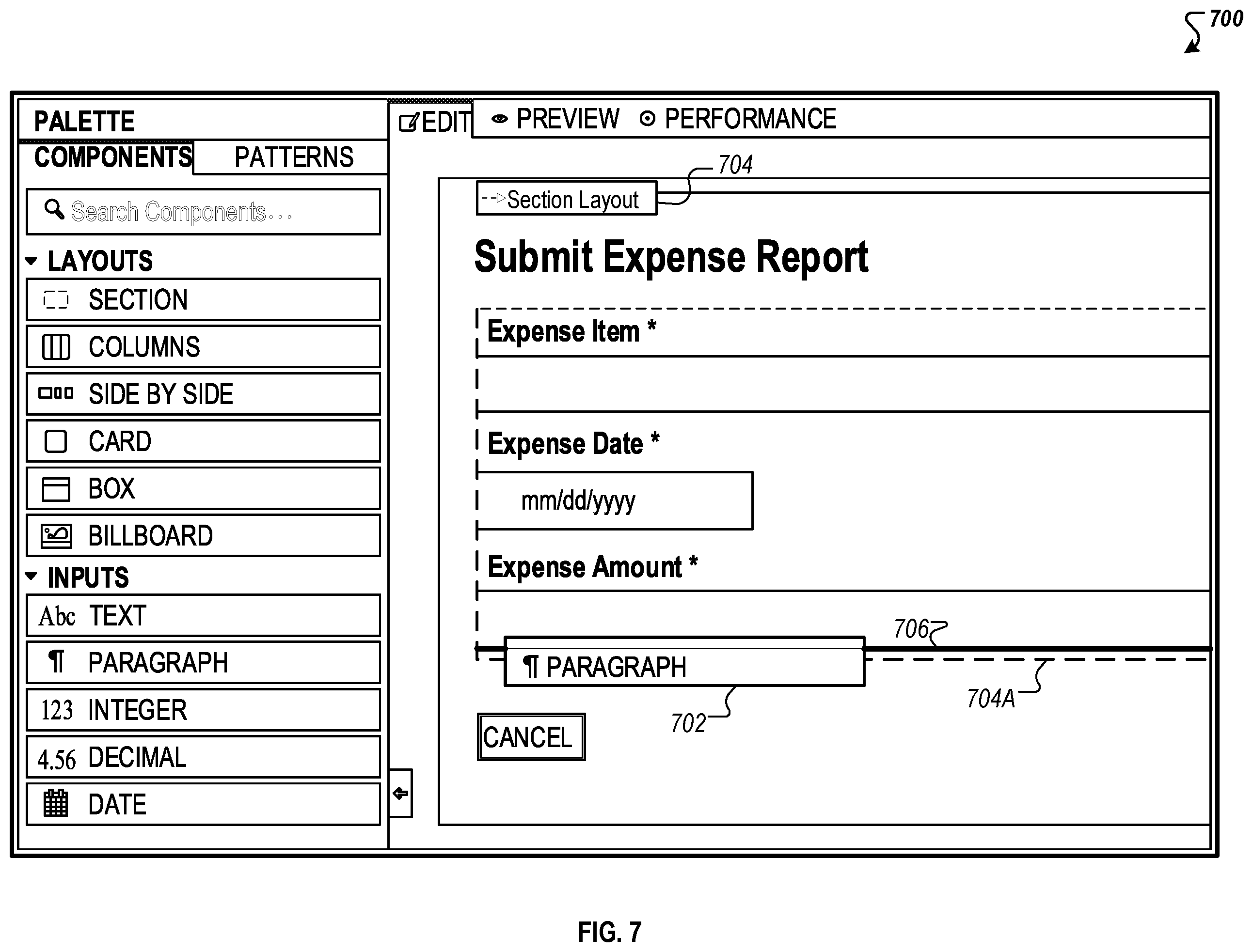Patent US12333128 Figure 10 – Intelligent manipulation of dynamic declarative interfaces