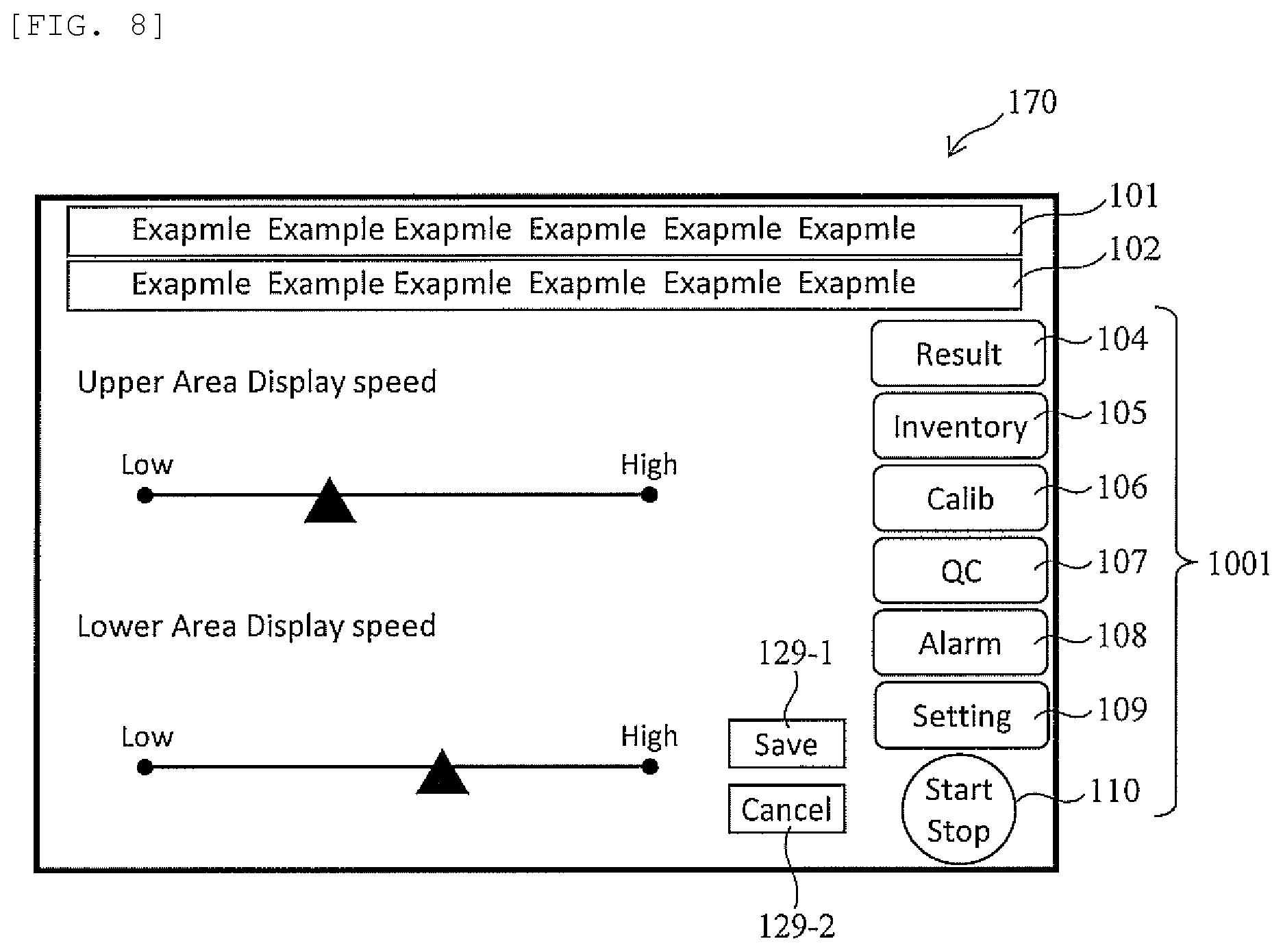 Patent US12333131 Figure 6 – Automated analyzer displaying a GUI including first and second inspection information