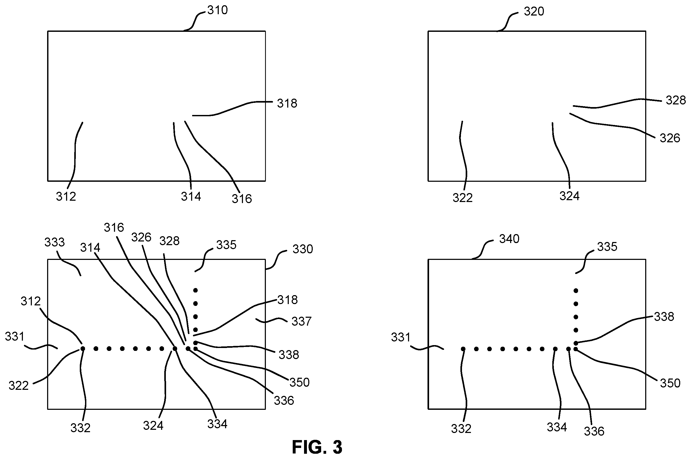 Patent US12333133 Figure 3 – Systems and methods for improving gesture recognition in rendering grid-aligned digital ink on a display