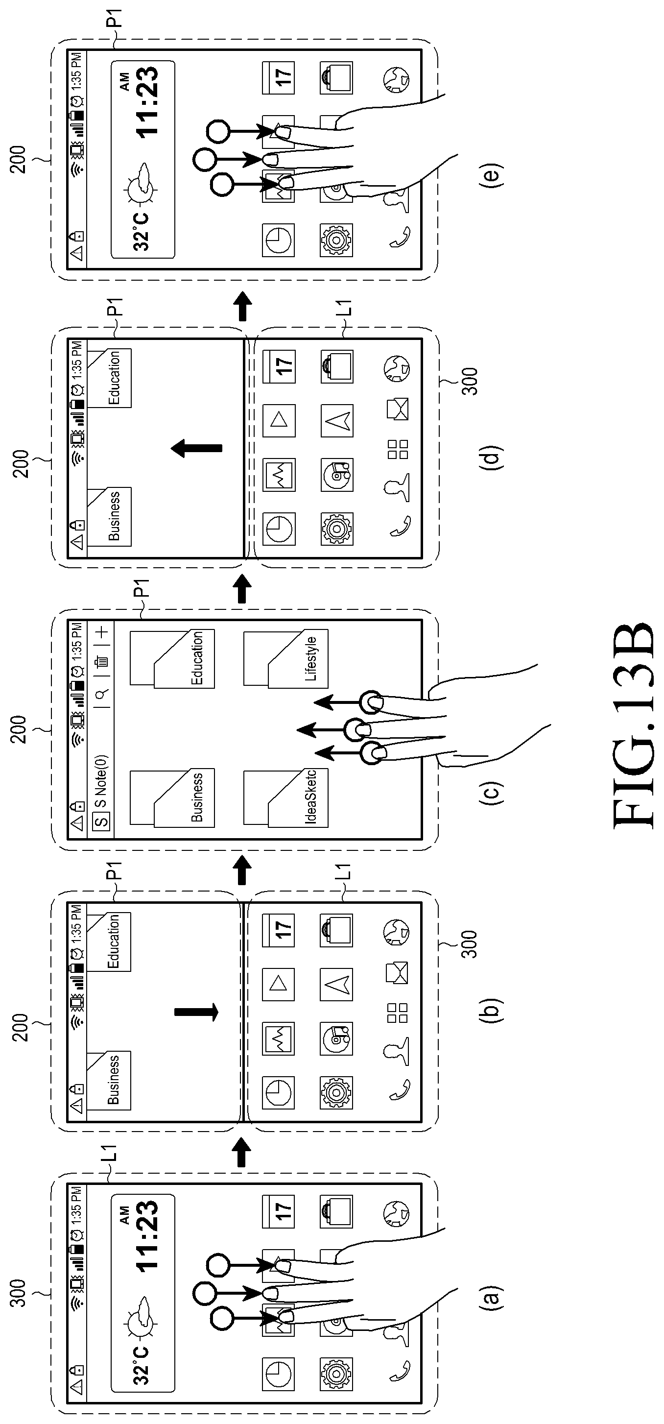 Patent US12333137 Figure 19 – Configuration of application execution spaces and sub-spaces for sharing data on a mobile touch screen device