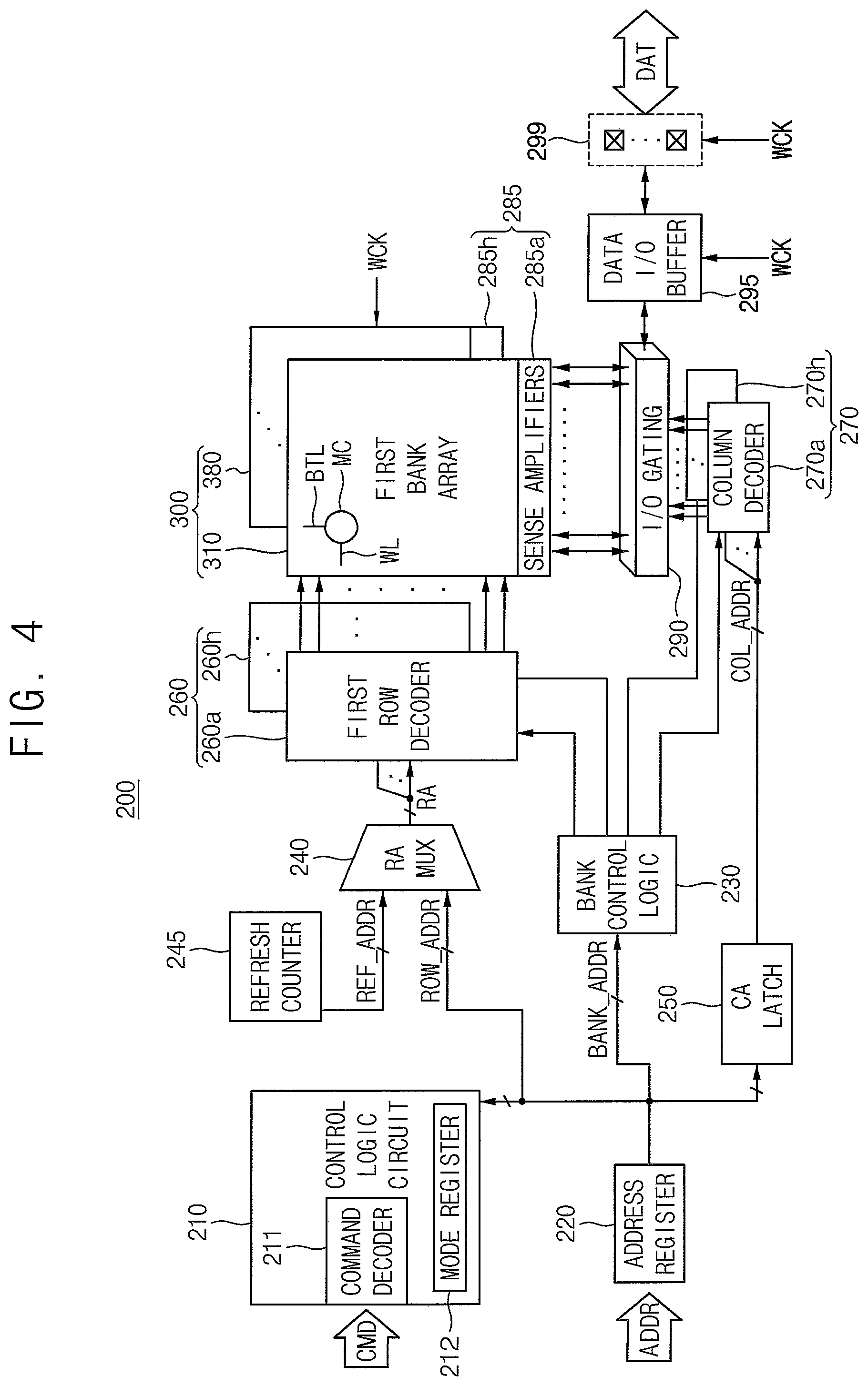 Patent US12333148 Figure 3 – Semiconductor memory devices that perform burst operations
