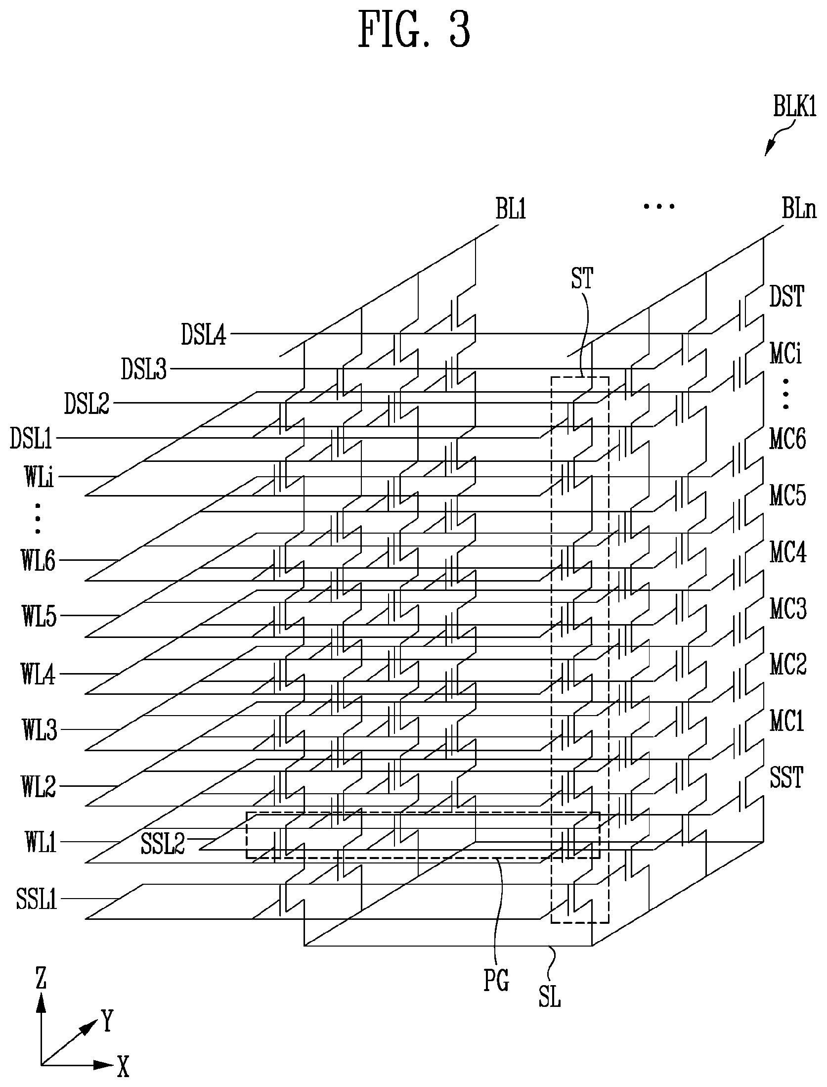 Patent US12333153 Figure 3 – Memory device and operating method of the memory device