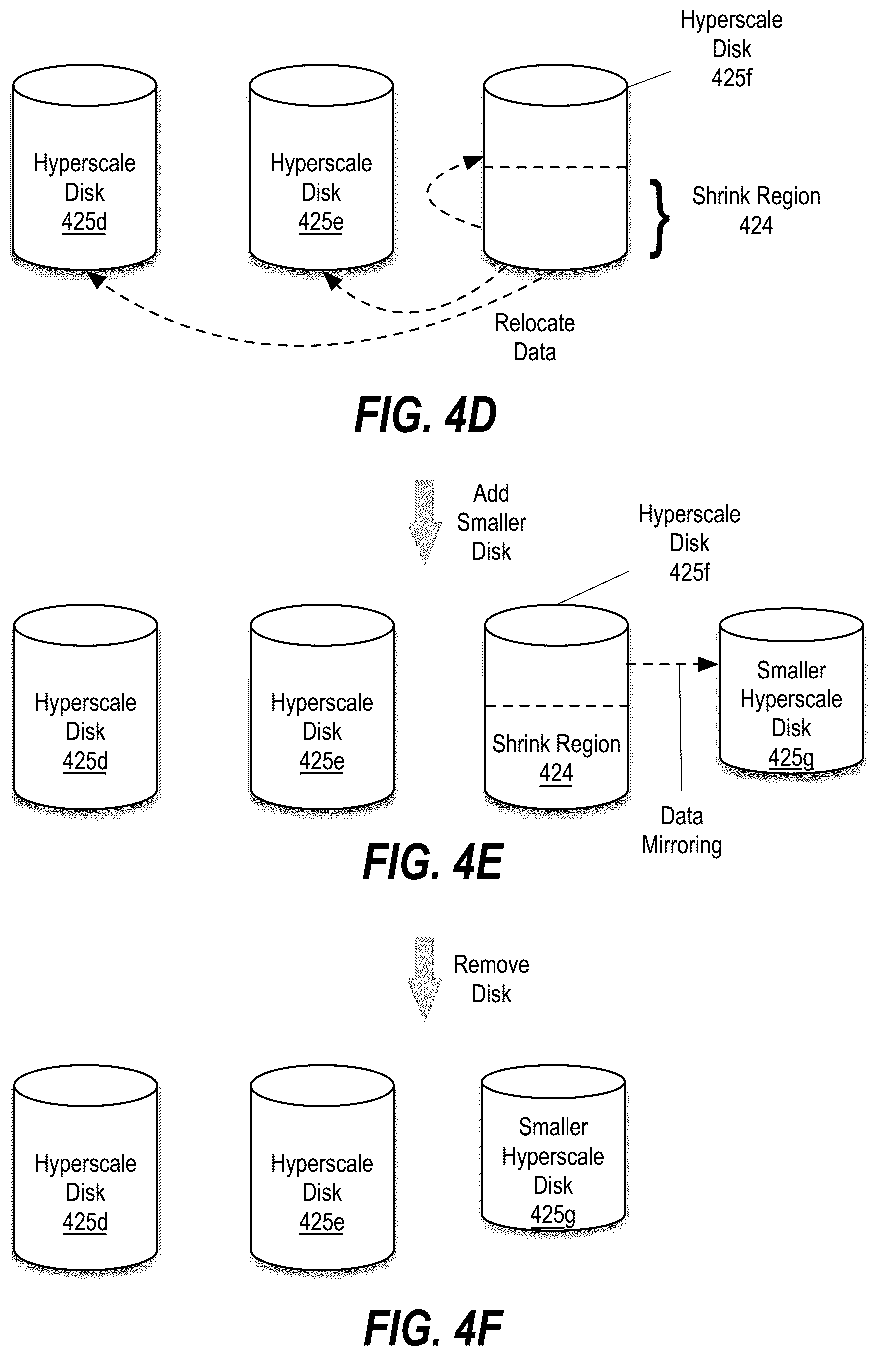 Patent US12333161 Figure 5 – Reducing provisioned storage capacity of an aggregate of a storage appliance