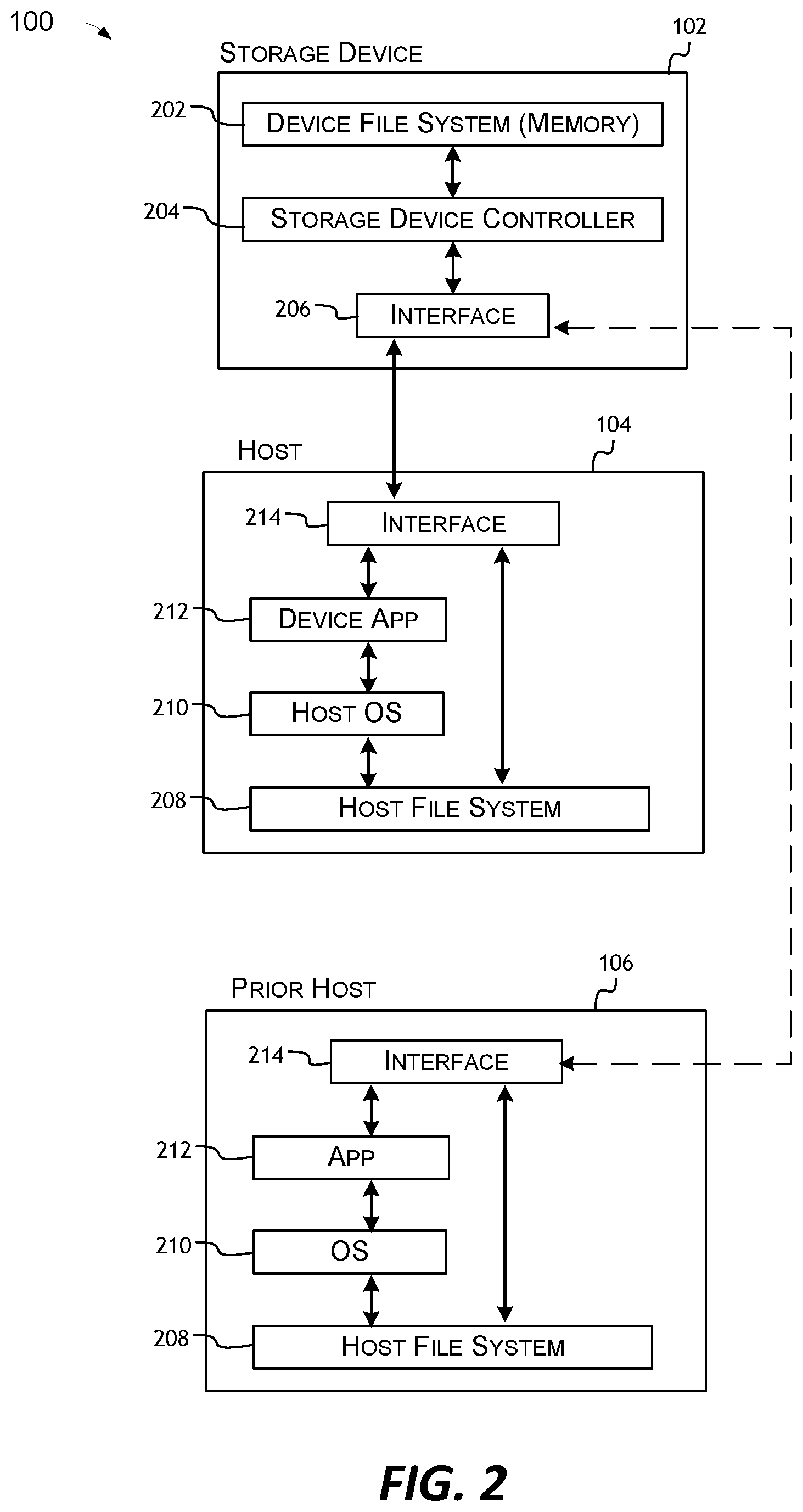 Patent US12333177 Figure 2 – Identification and retrieval of recently-used files at an external storage device