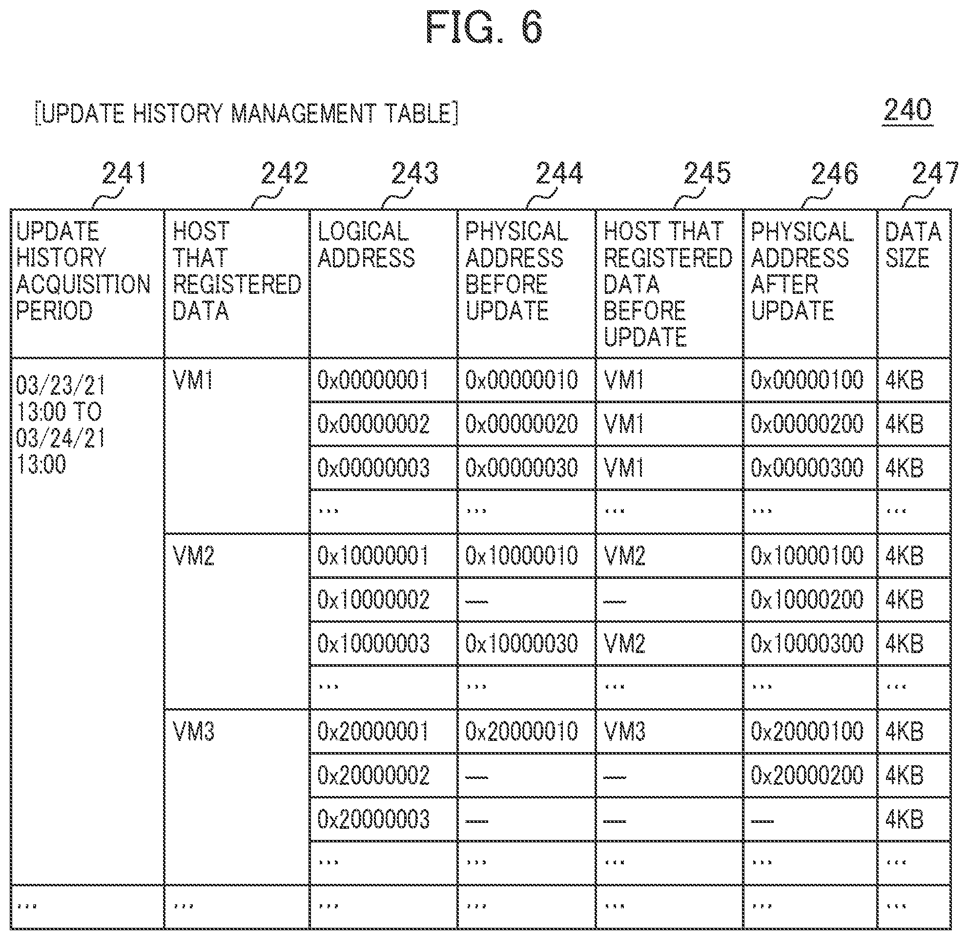 Patent US12333185 Figure 5 – Storage system and data restoration method