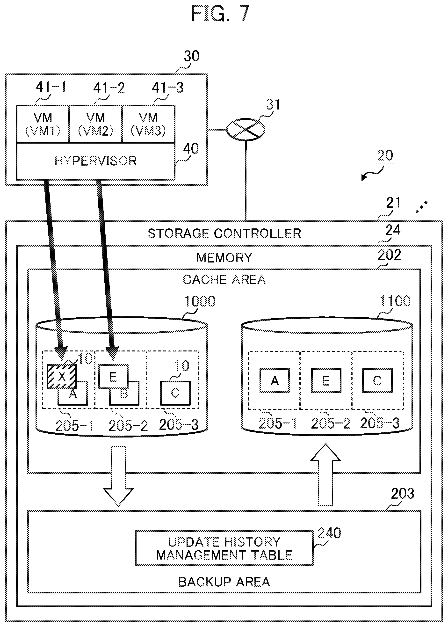 Patent US12333185 Figure 6 – Storage system and data restoration method