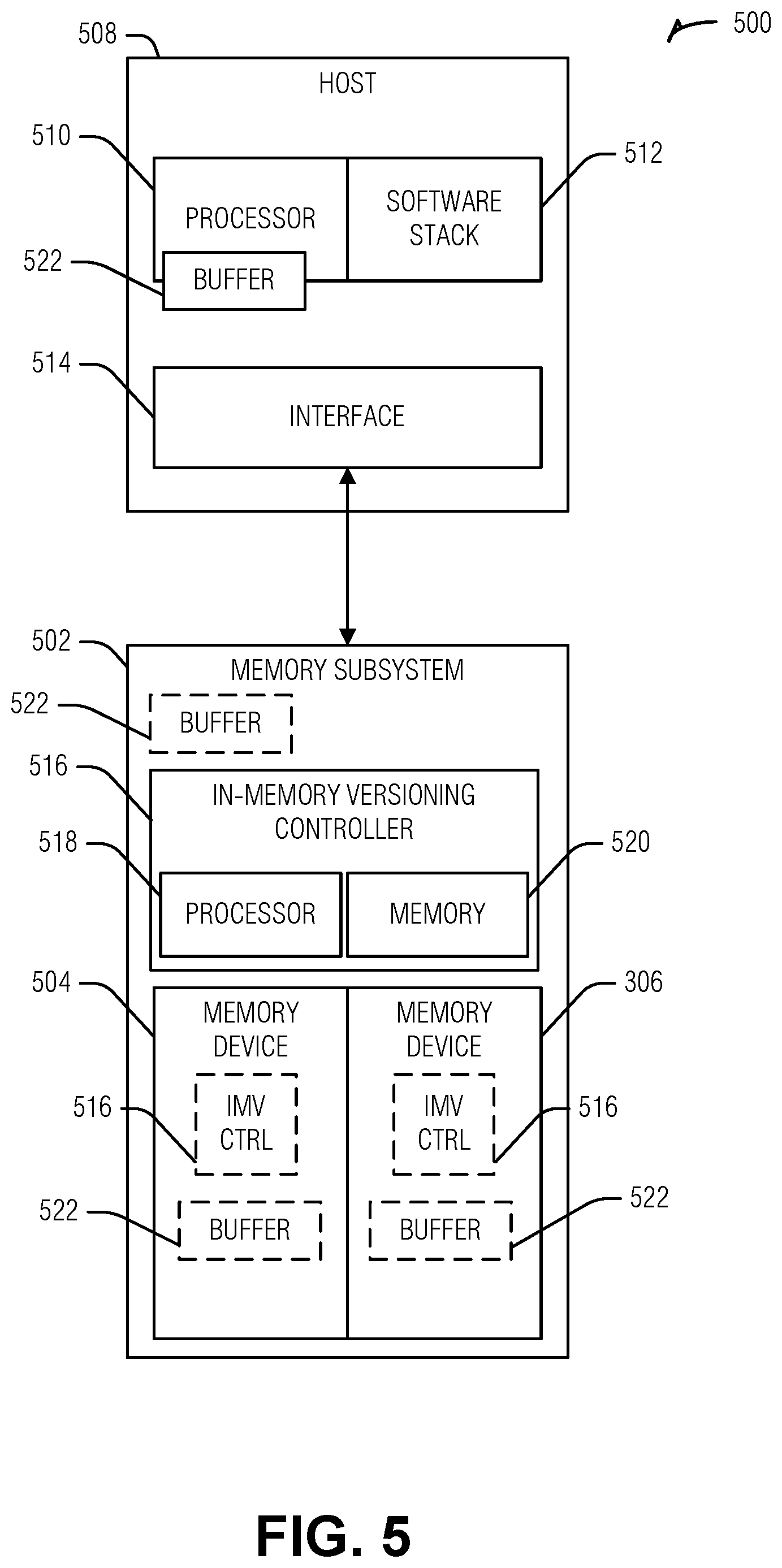 Patent US12333186 Figure 5 – Systems and methods for continuous in-memory versioning