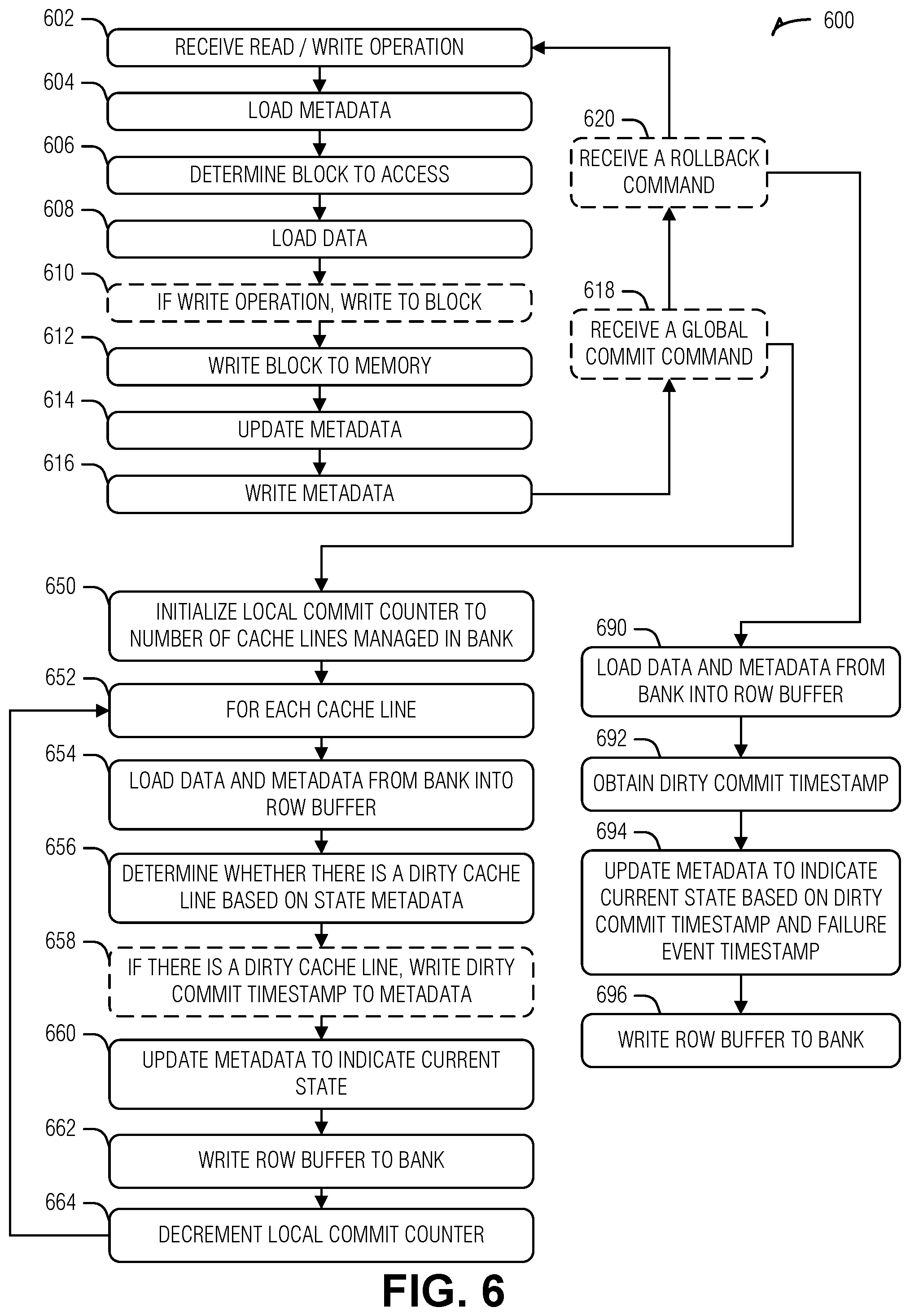 Patent US12333186 Figure 6 – Systems and methods for continuous in-memory versioning