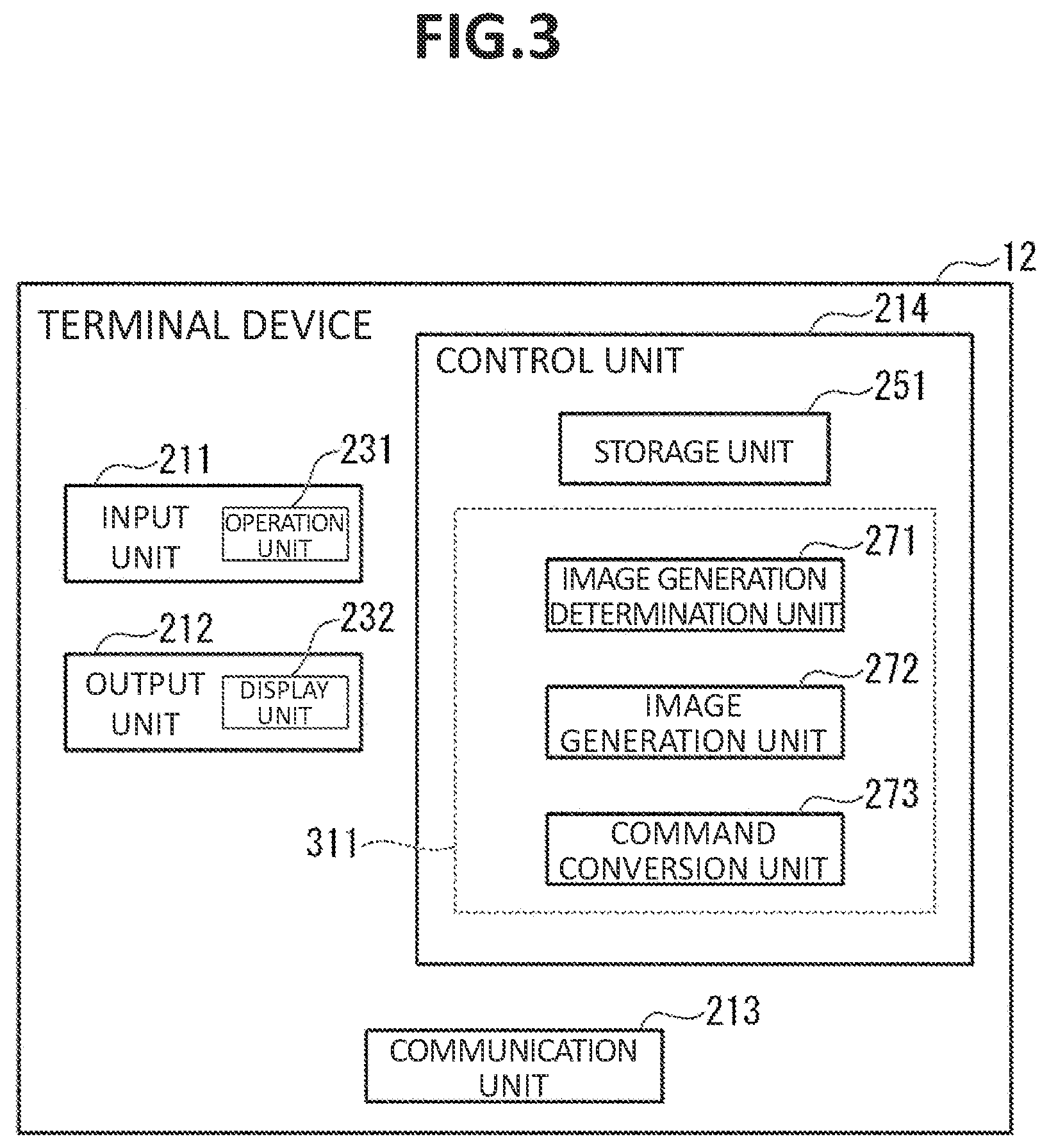Patent US12333193 Figure 3 – Terminal device, program, and printing system