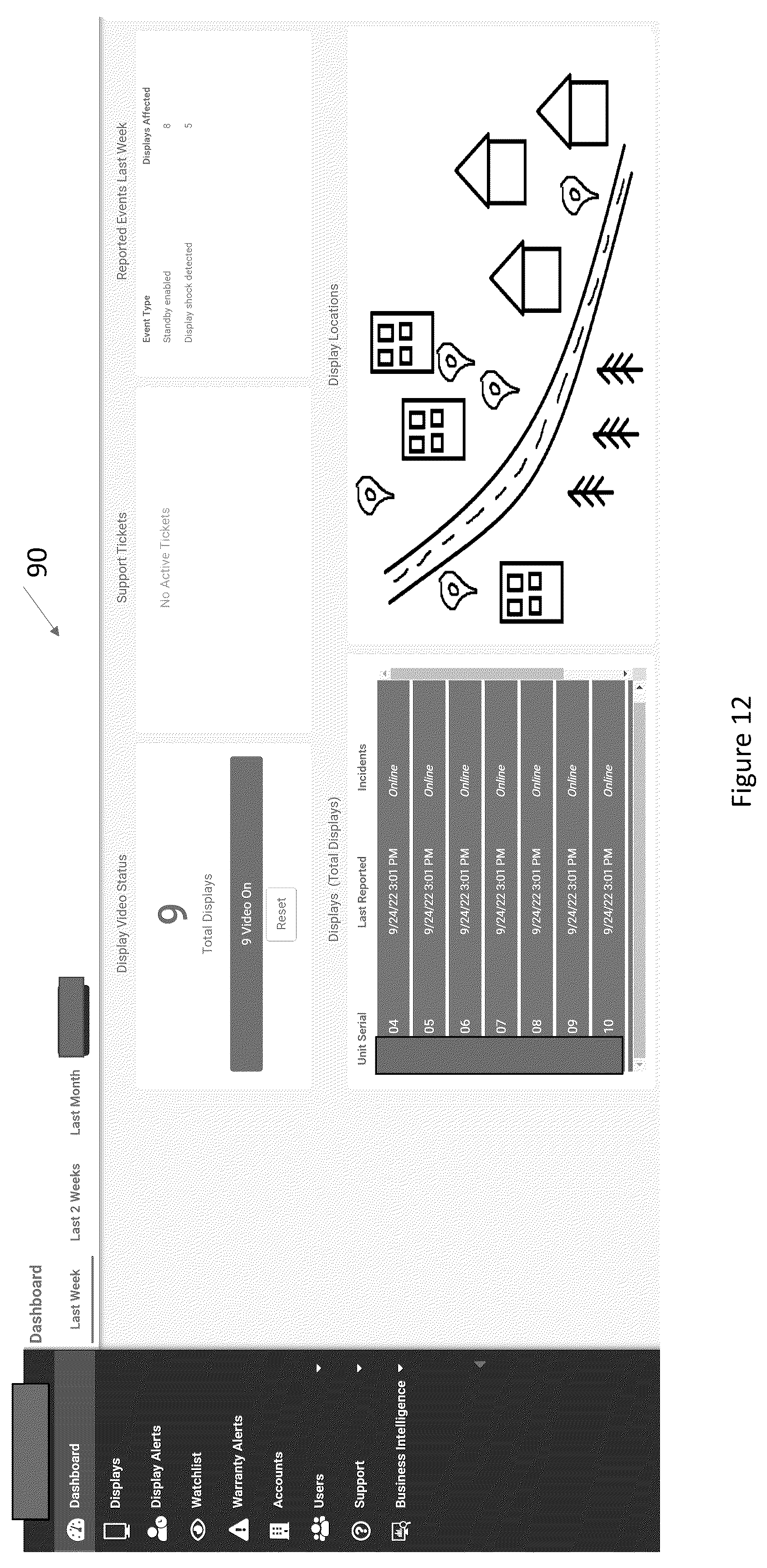 Patent US12333200 Figure 12 – Systems and methods for remotely monitoring electronic displays