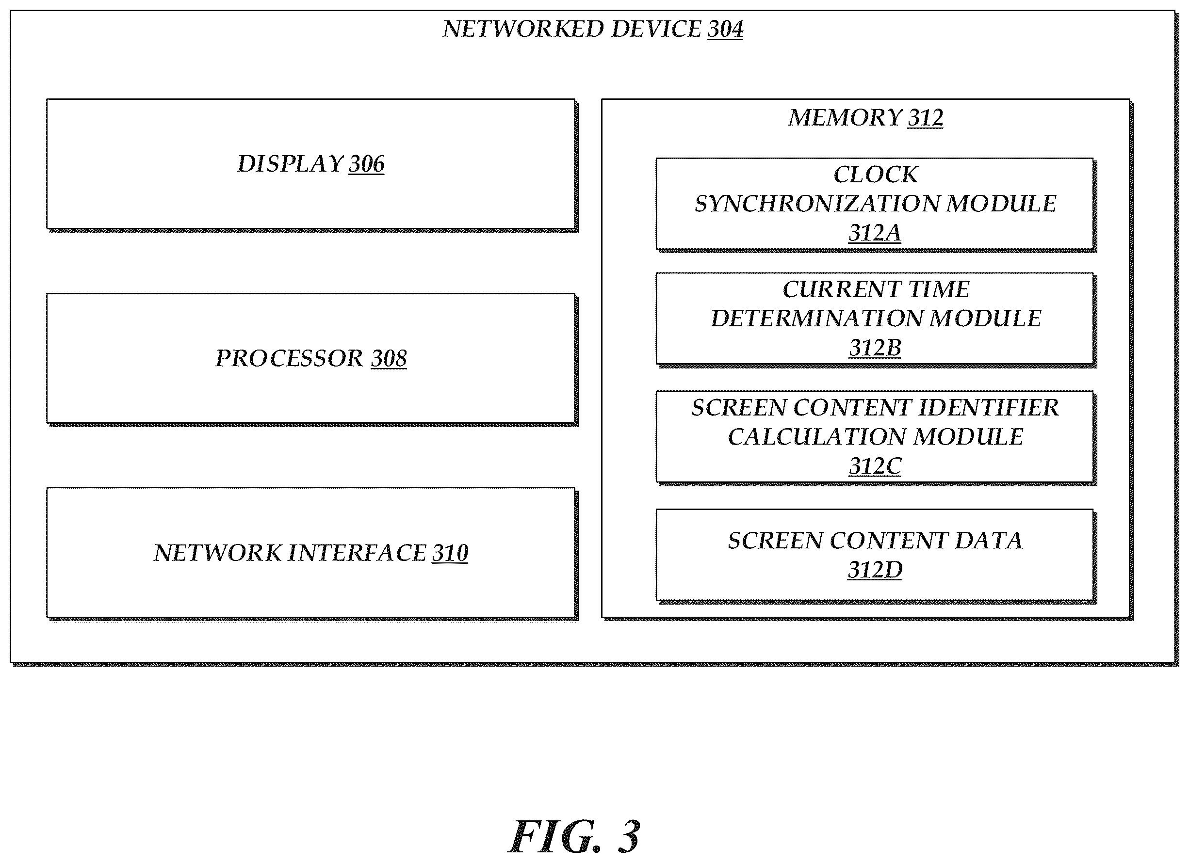 Patent US12333201 Figure 3 – Synchronized display of screen content on networked devices
