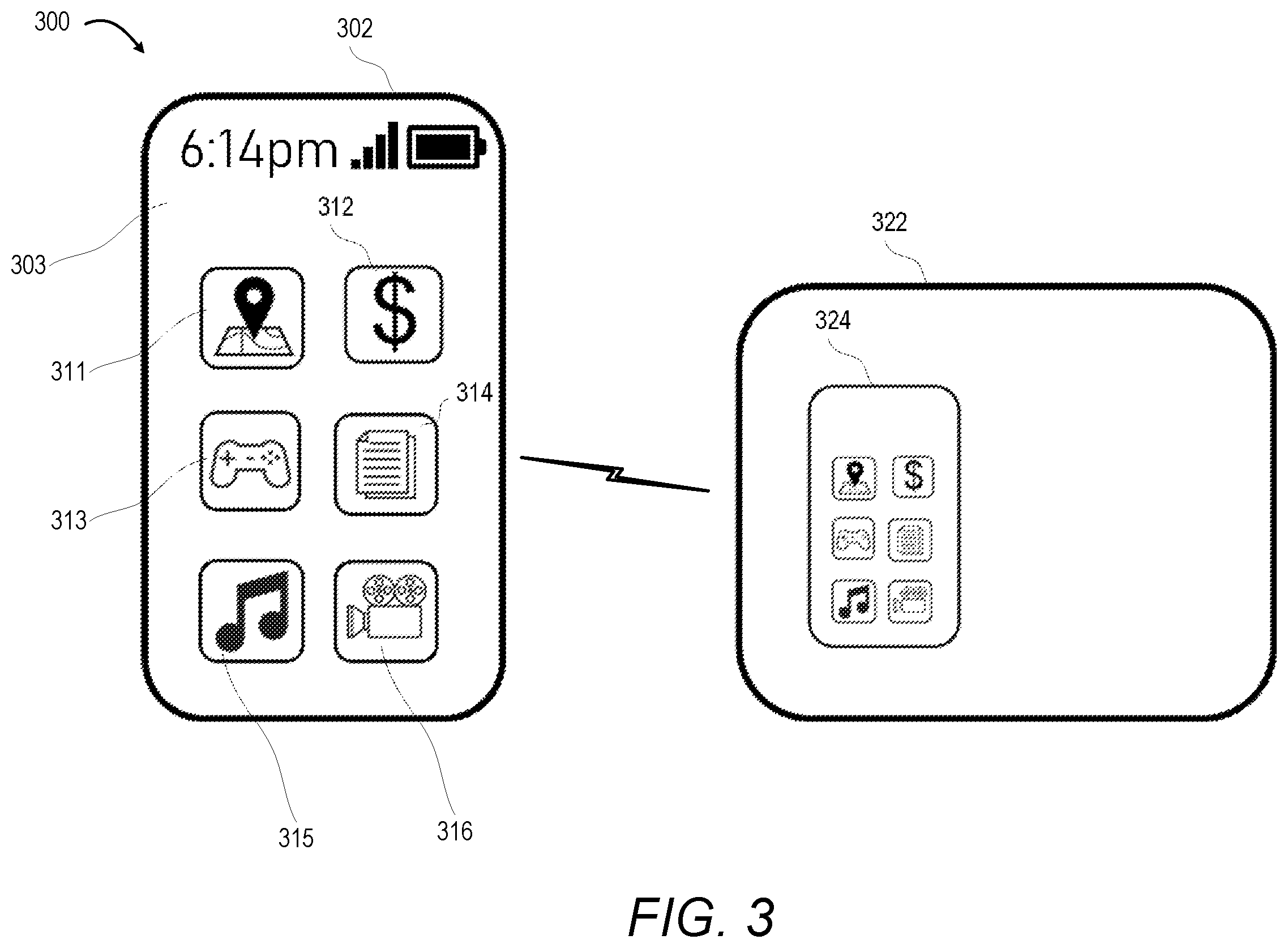 Patent US12333205 Figure 3 – Display configuration determination for connected display devices