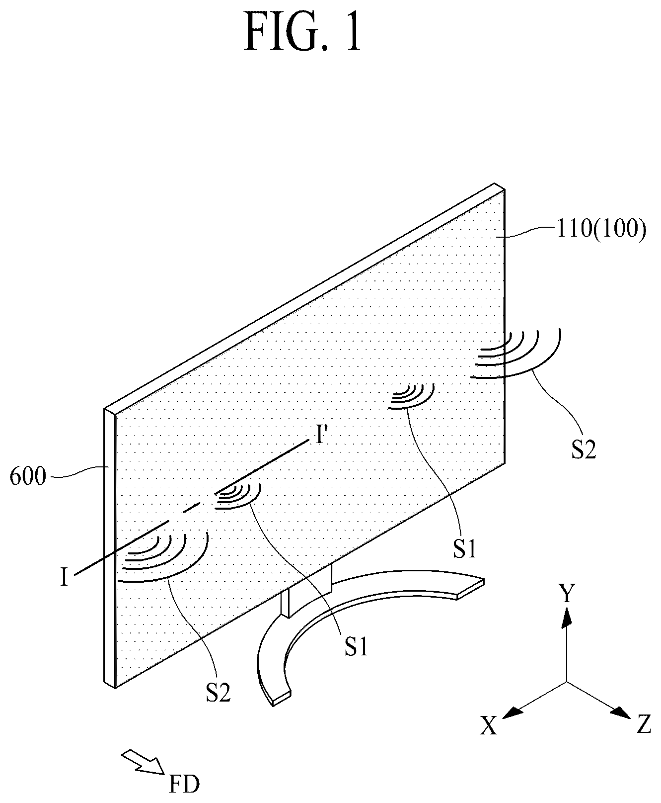 Patent US12333207 Figure 1 – Display apparatus