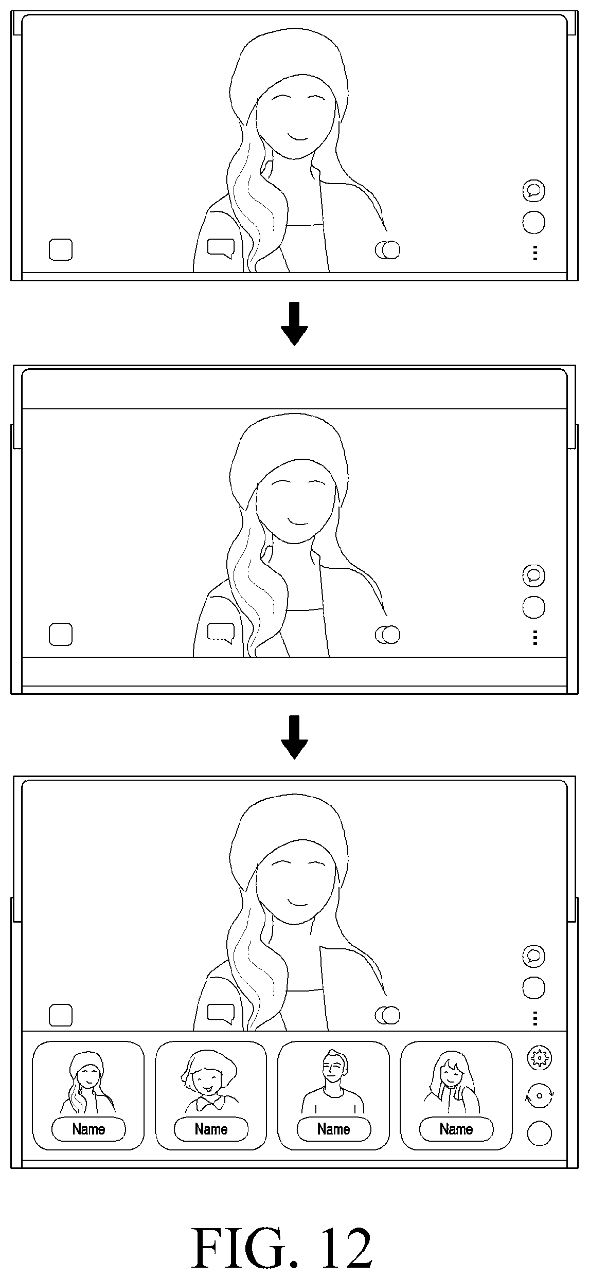 Patent US12333210 Figure 16 – Electronic device including flexible display and method for operating the same