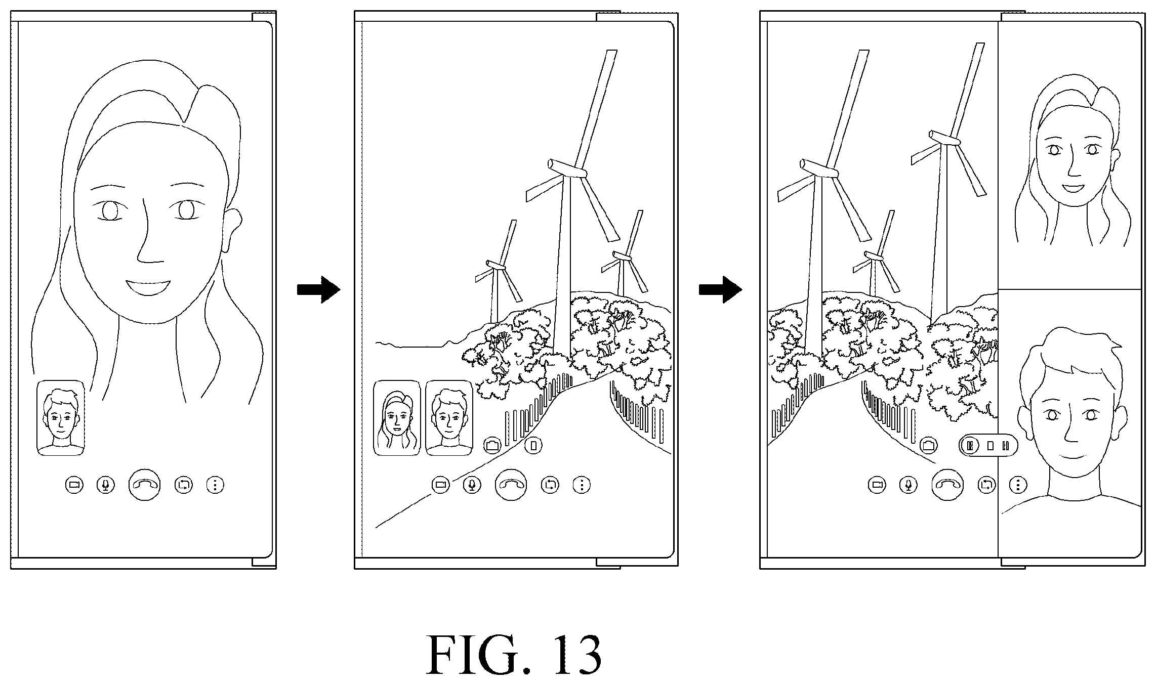 Patent US12333210 Figure 17 – Electronic device including flexible display and method for operating the same
