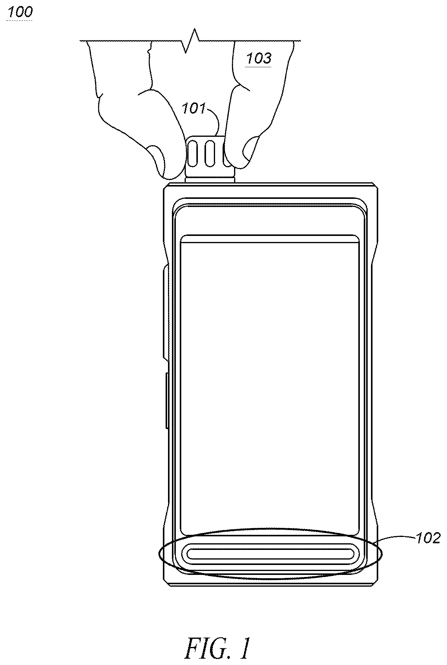 Patent US12333212 Figure 1 – Volume control for an electronic device