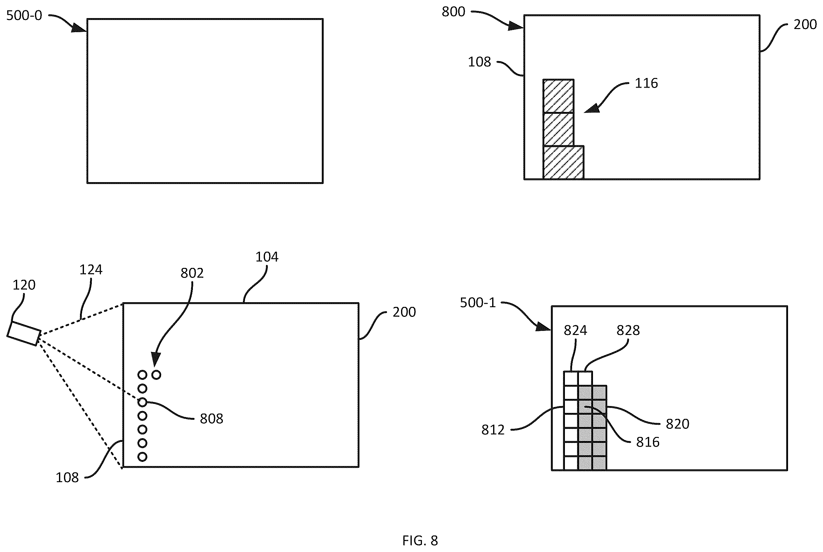 Patent US12333216 Figure 8 – Container fullness tracking method and systems